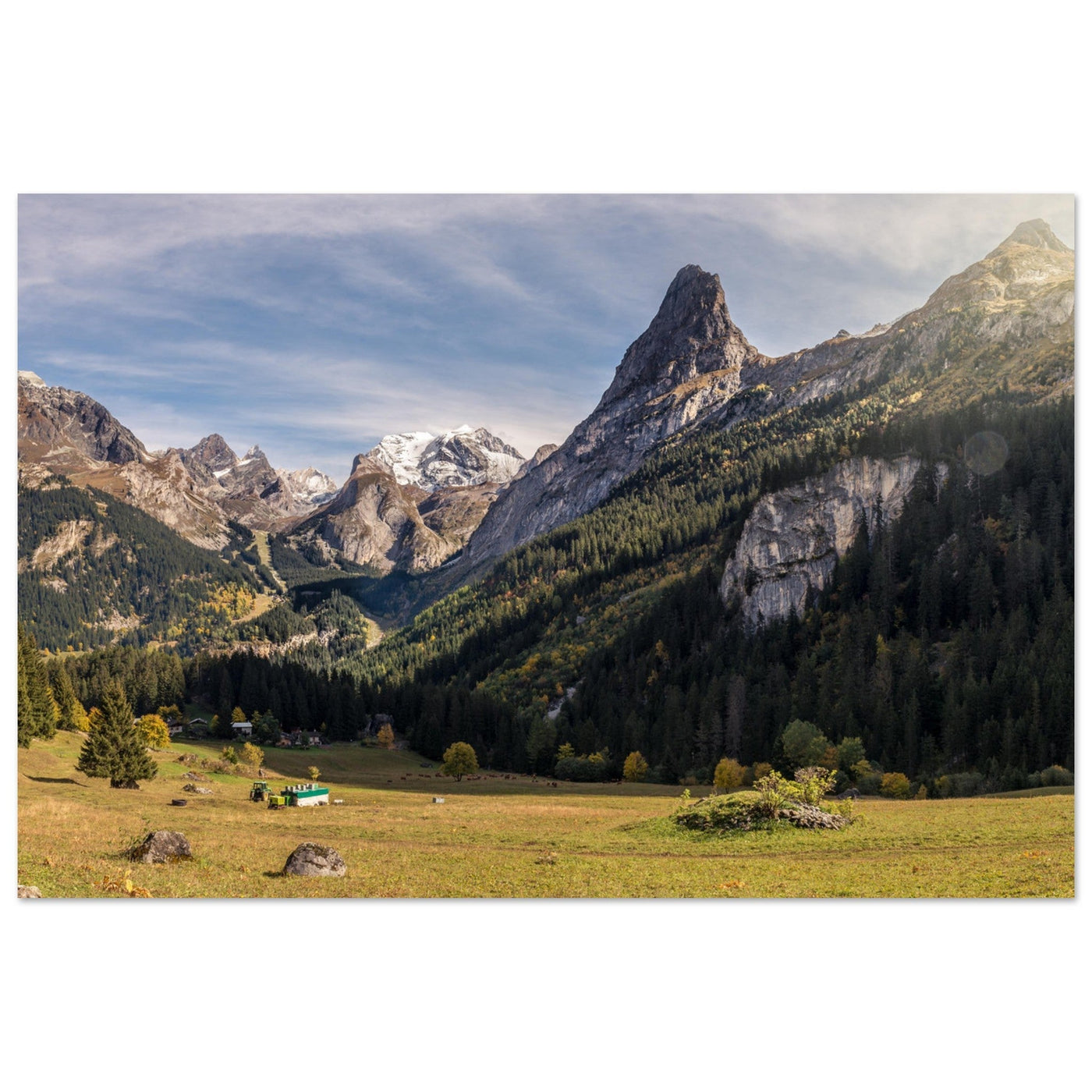 Photos de la Vanoise, du Beaufortain, des Bauges et des lacs de Savoie — tableaux photo sur aluminium Dibond