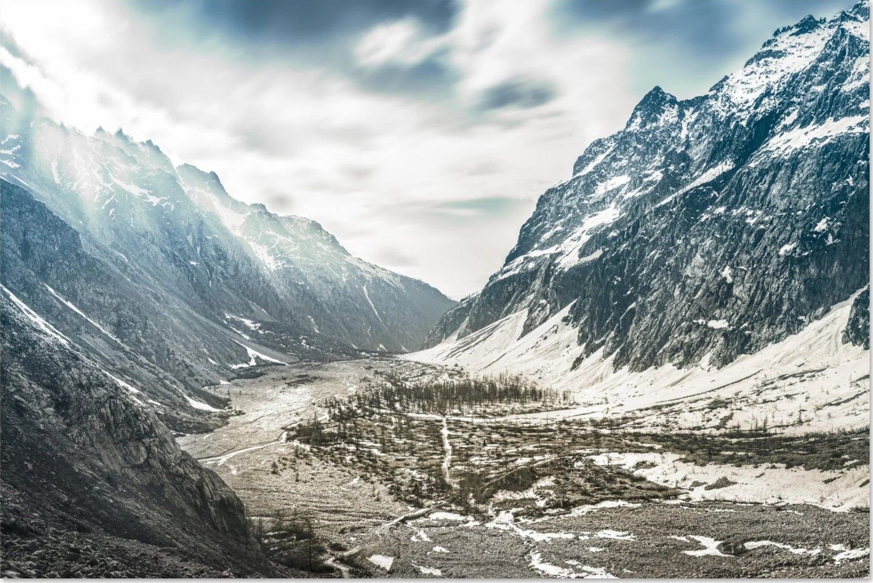 Photos de La Meije, de la Barre des Écrins, des glaciers et des vallées sauvages