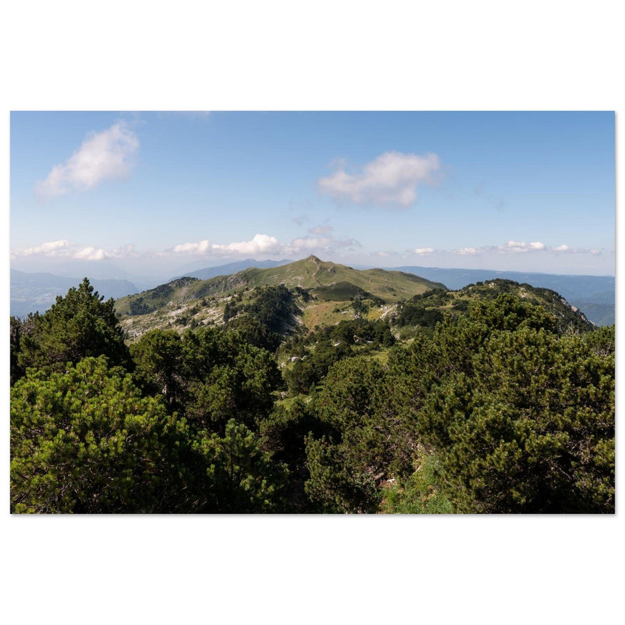 Photo of Mont Reculet in the Haute Chaîne du Jura — photo print on matte aluminum Dibond