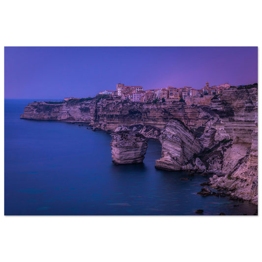 Vente Photo de Bonifacio de nuit, Corse #5 - Tableau photo paysage