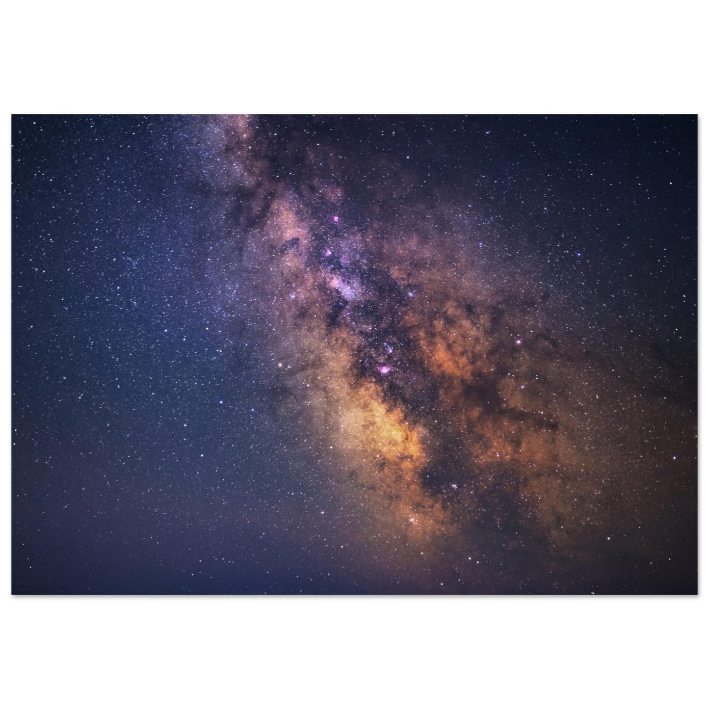 Vente Photo de la Voie lactée dans la nuit noire - Tableau photo paysage