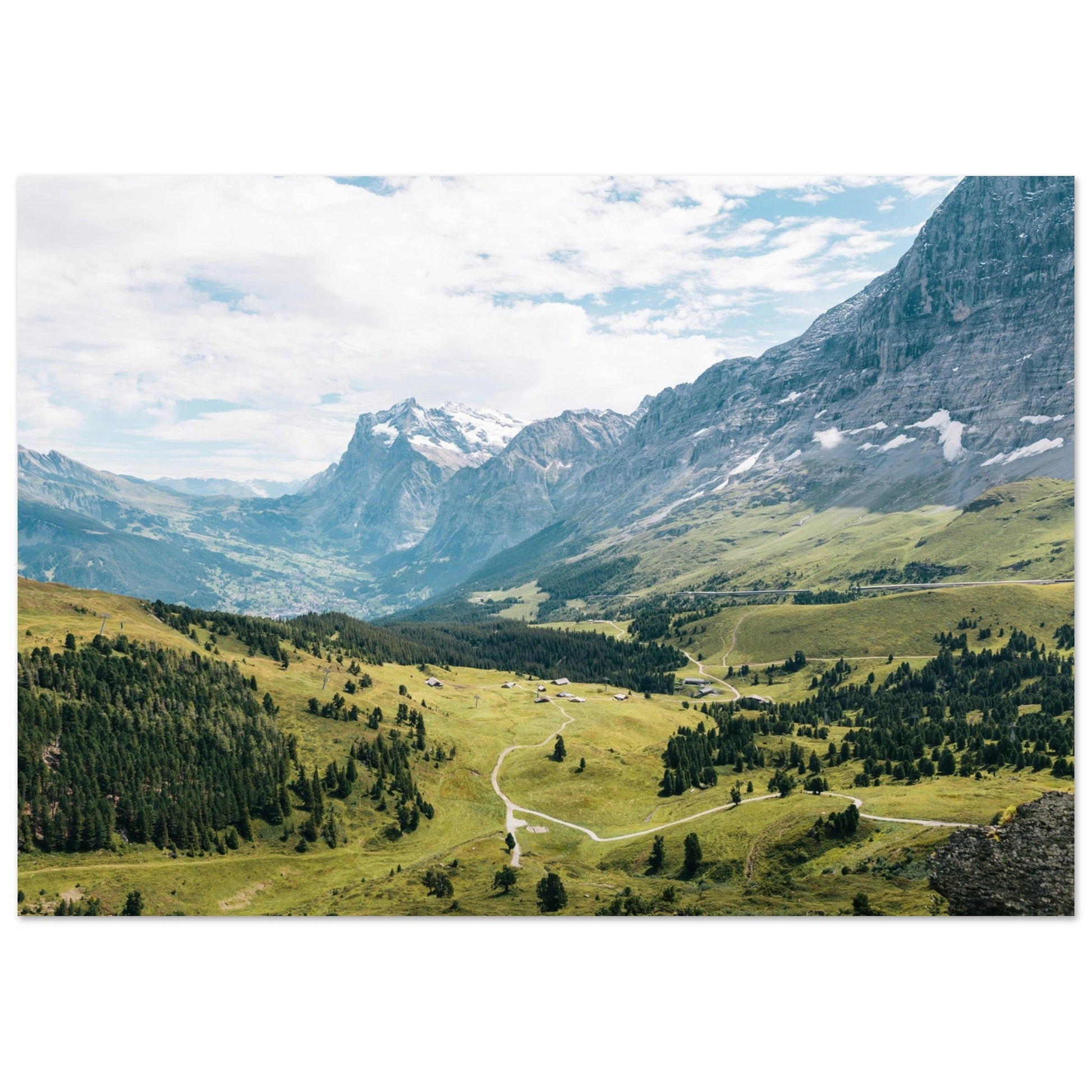 Vente Photo de Wengen, Lauterbrunnen, Suisse - Tableau photo paysage