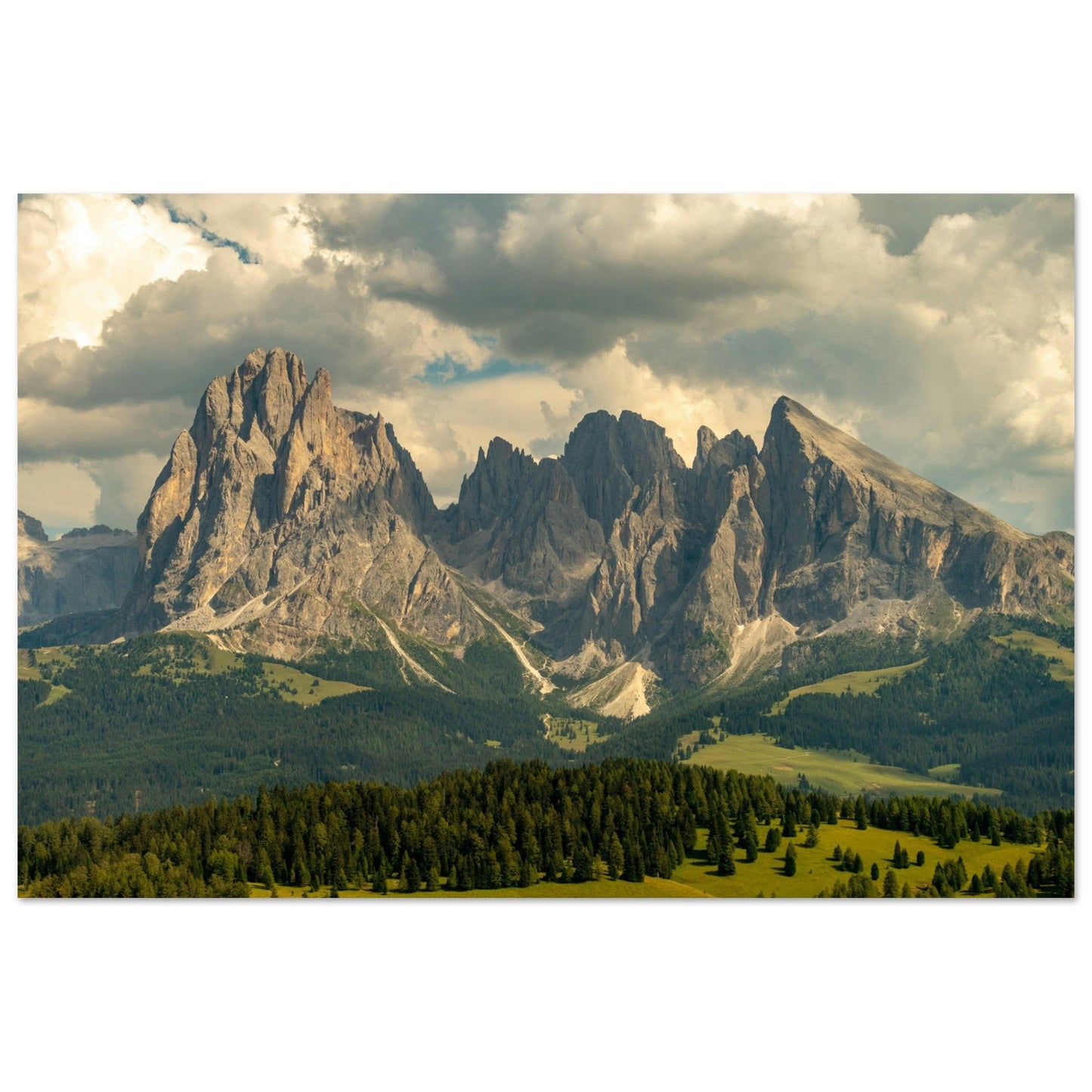 Vente Photo du Sassolungo, Dolomites, Italie - Tableau photo paysage