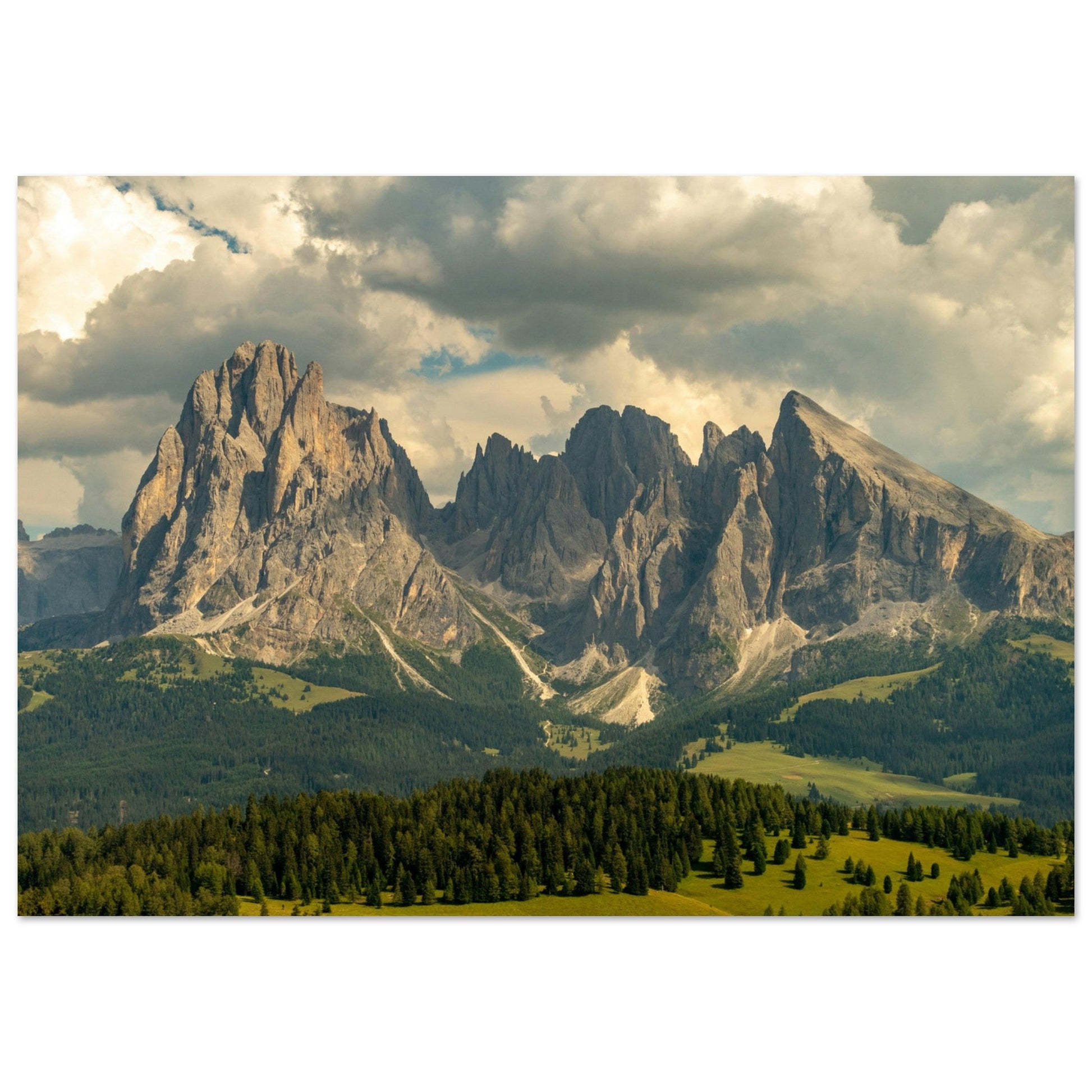 Vente Photo du Sassolungo, Dolomites, Italie - Tableau photo paysage