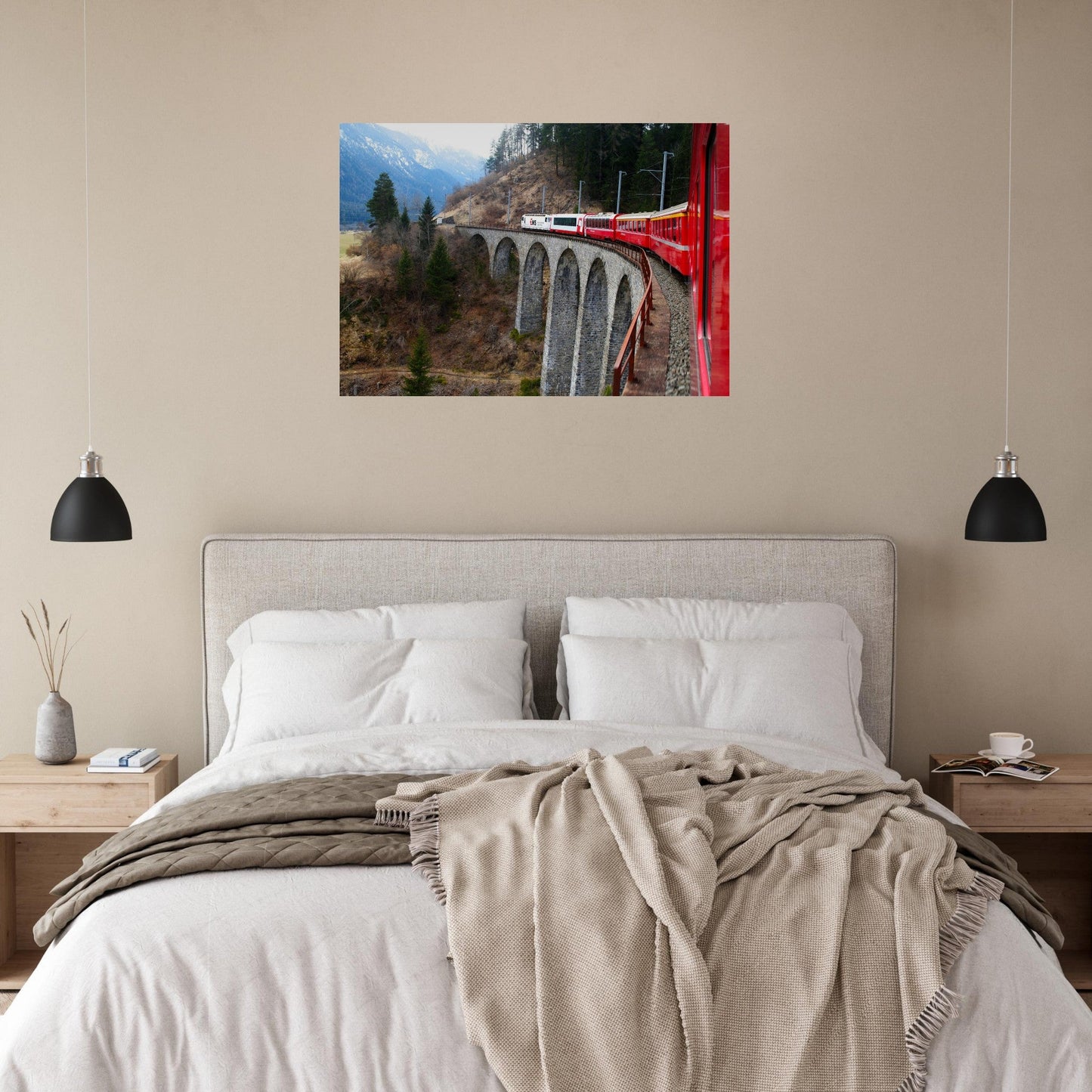 Vente Photo d'un train sur le Viaduc de Landwasser, Suisse #6 - Tableau photo paysage