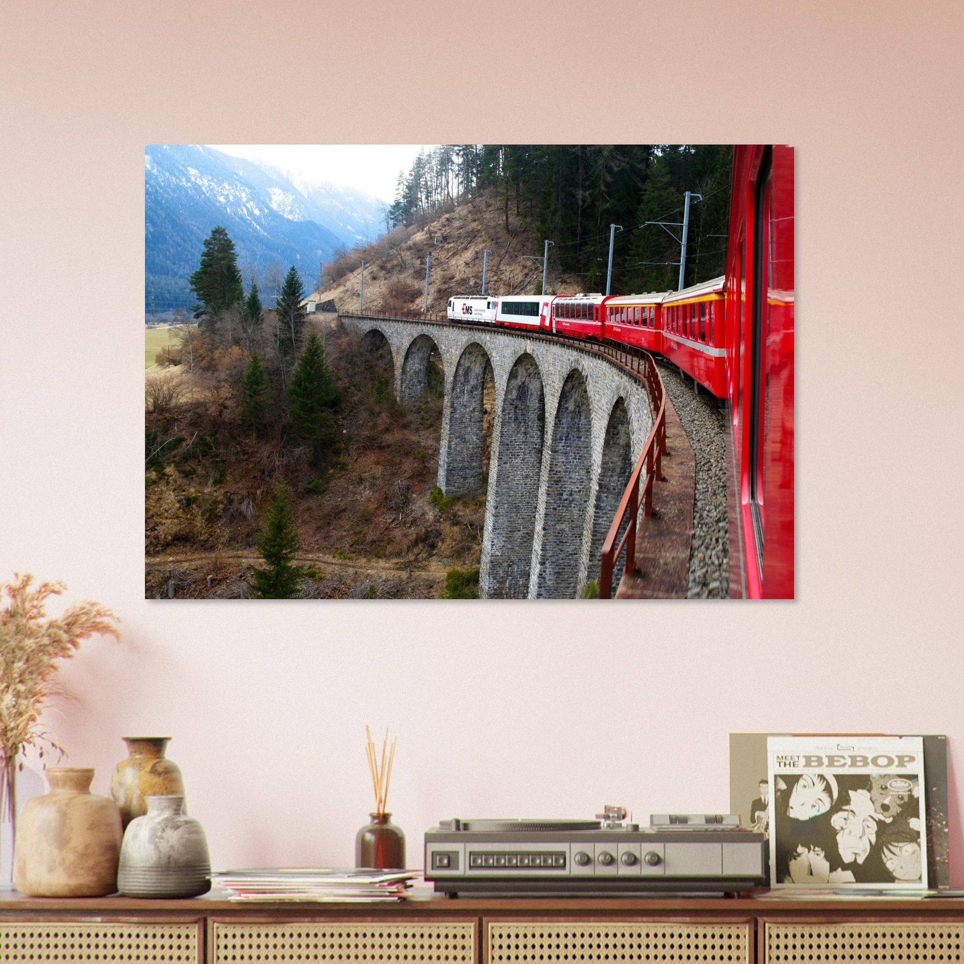 Vente Photo d'un train sur le Viaduc de Landwasser, Suisse #6 - Tableau photo paysage