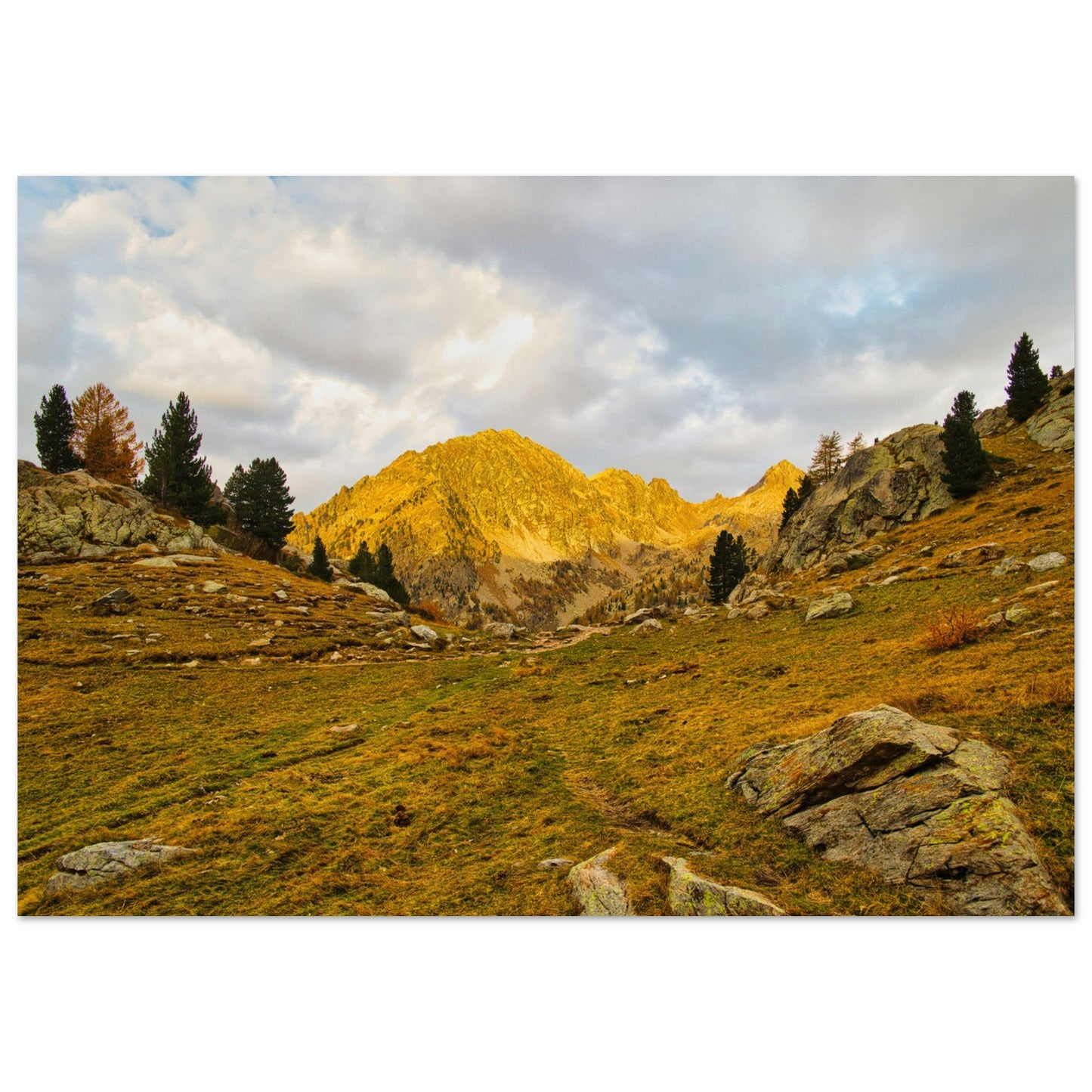 Vente Photo de la Cime du Gélas, Mercantour, Alpes-de-Haute-Provence - Tableau photo alu montagne