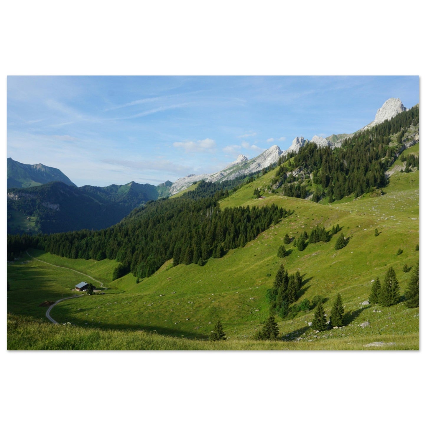 Vente Photo de la Clusaz, Haute Savoie #1 - Tableau photo alu montagne