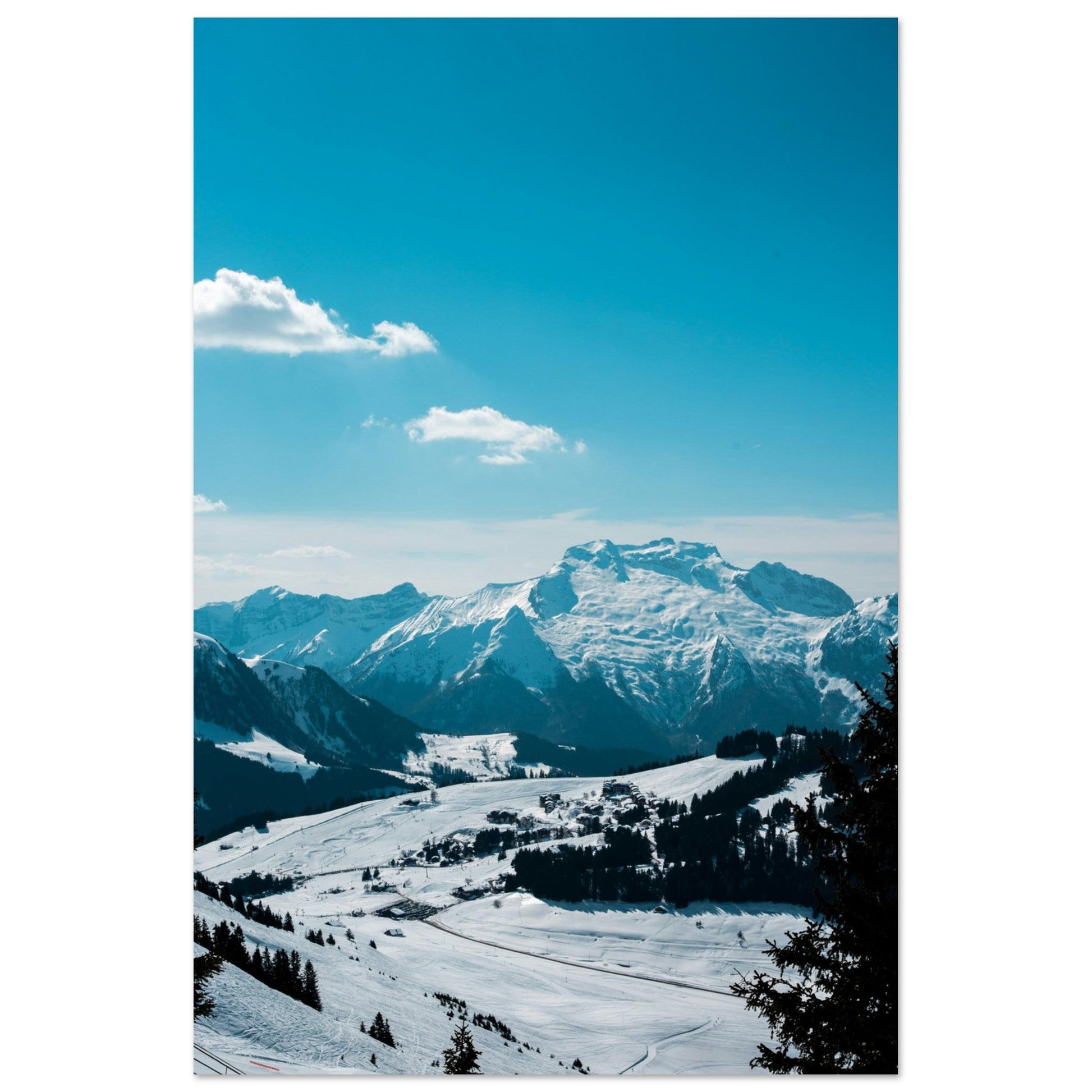 Vente Photo de la Clusaz, Haute Savoie #10 - Tableau photo alu montagne