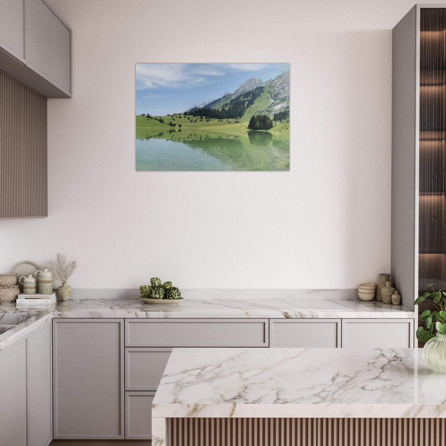 Tableau photo Photo de la Clusaz, Haute Savoie 15 — tirage aluminium Dibond mat, fabrication française, prêt à accrocher