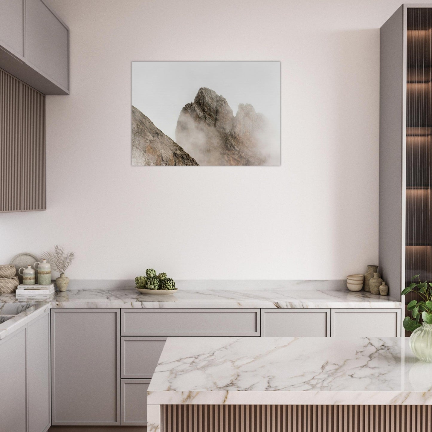 Tableau photo Photo des aiguilles des Aravis, la Clusaz, Haute Savoie 5 — tirage aluminium Dibond mat, fabrication française, prêt à accrocher