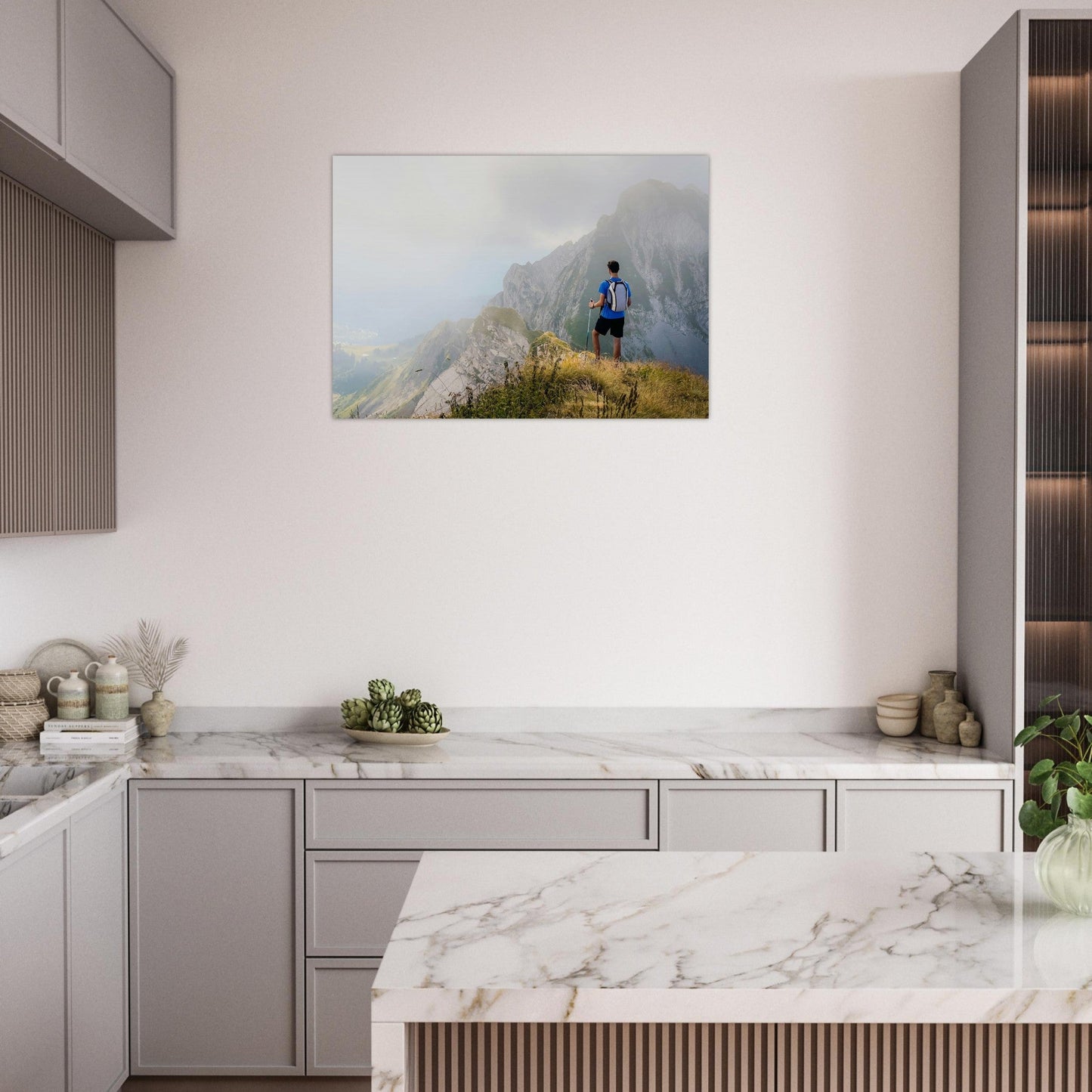 Tableau photo Photo de la Clusaz, Haute Savoie 6 — tirage aluminium Dibond mat, fabrication française, prêt à accrocher