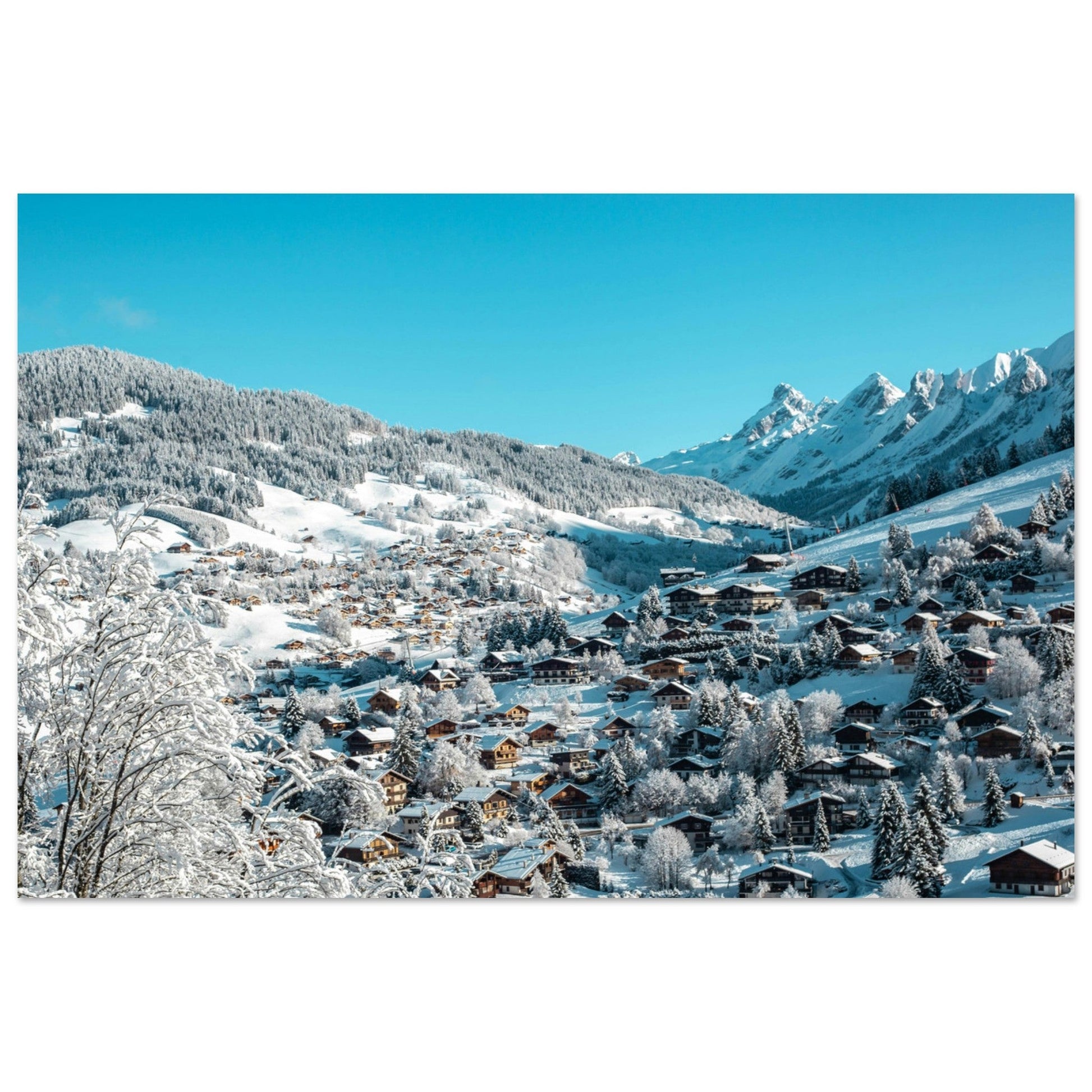 Vente Photo de la Clusaz, Haute Savoie #8 - Tableau photo alu montagne