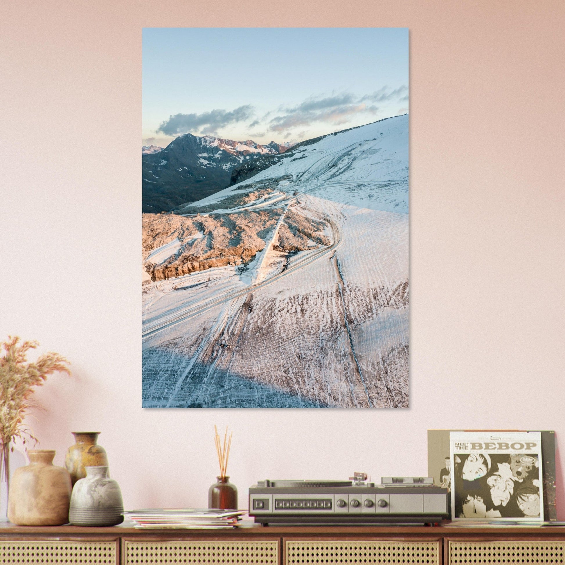 Vente Photo de la Glacier de la Grande Motte, Massif de la Vanoise #1 - Tableau photo alu montagne