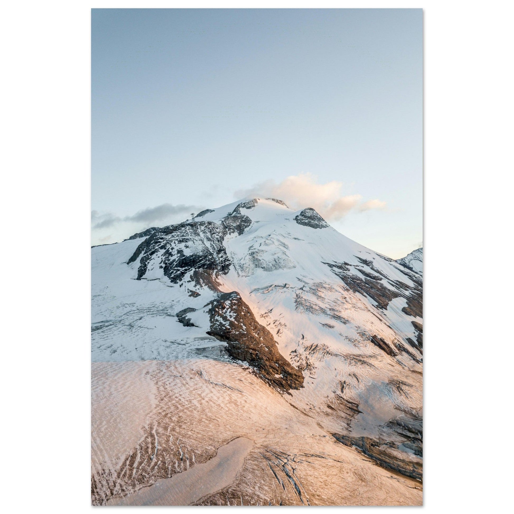 Vente Photo de la Glacier de la Grande Motte, Massif de la Vanoise #2 - Tableau photo alu montagne