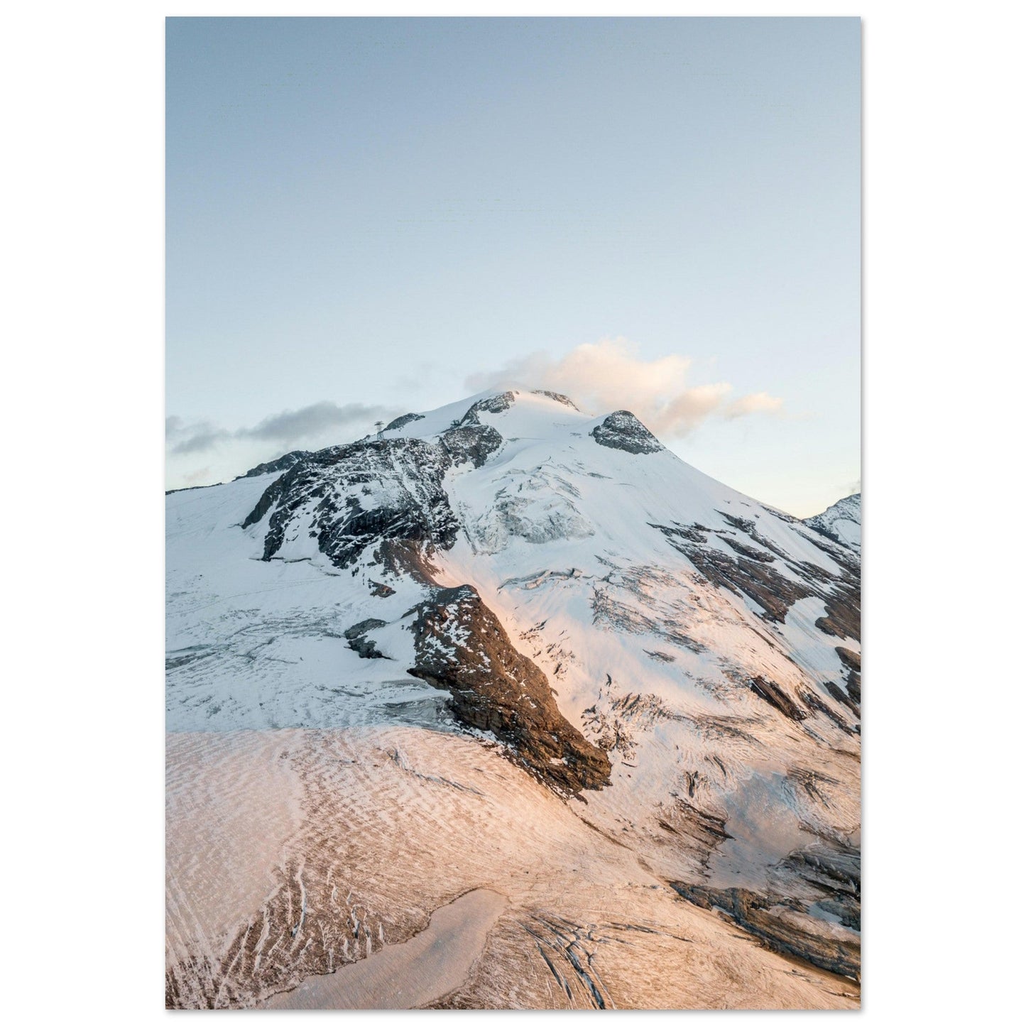 Vente Photo de la Glacier de la Grande Motte, Massif de la Vanoise #2 - Tableau photo alu montagne
