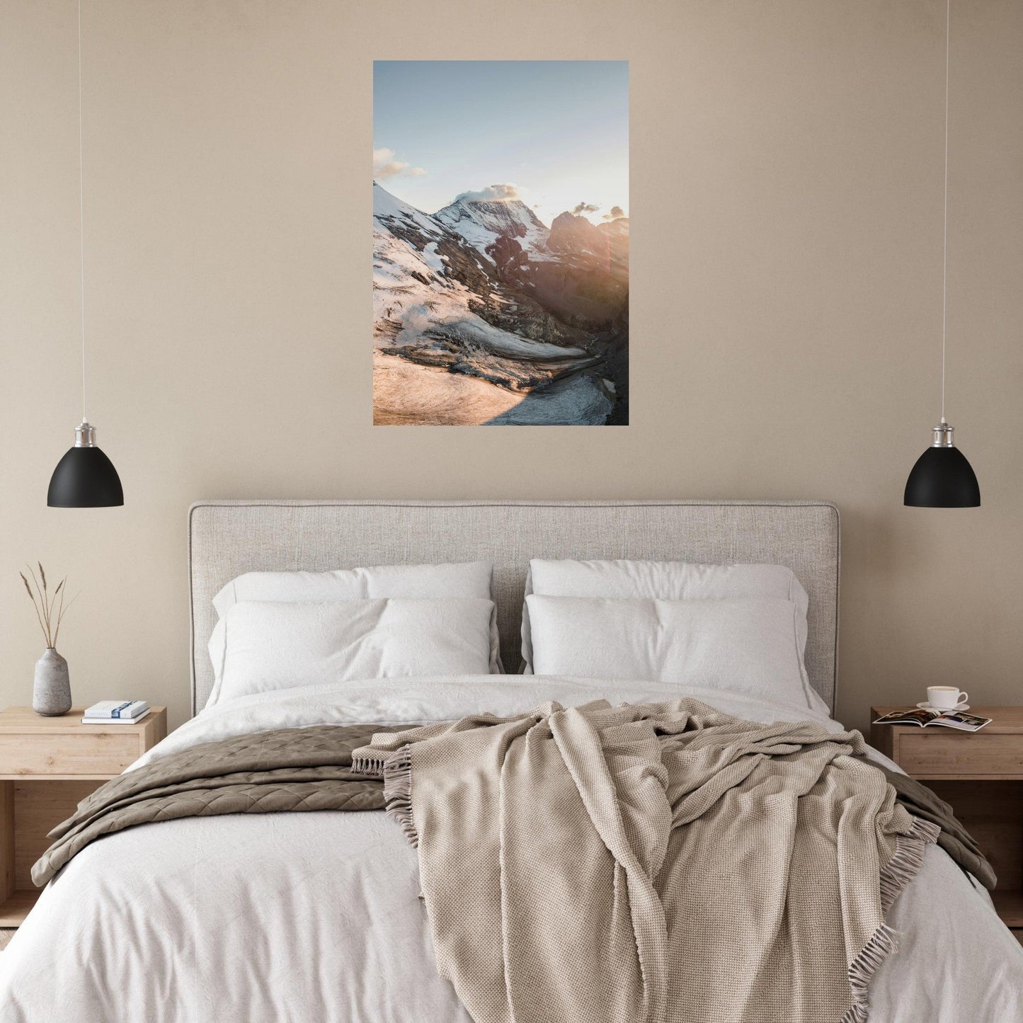 Vente Photo de la Grande Casse au coucher du soleil, Vanoise - Tableau photo alu montagne