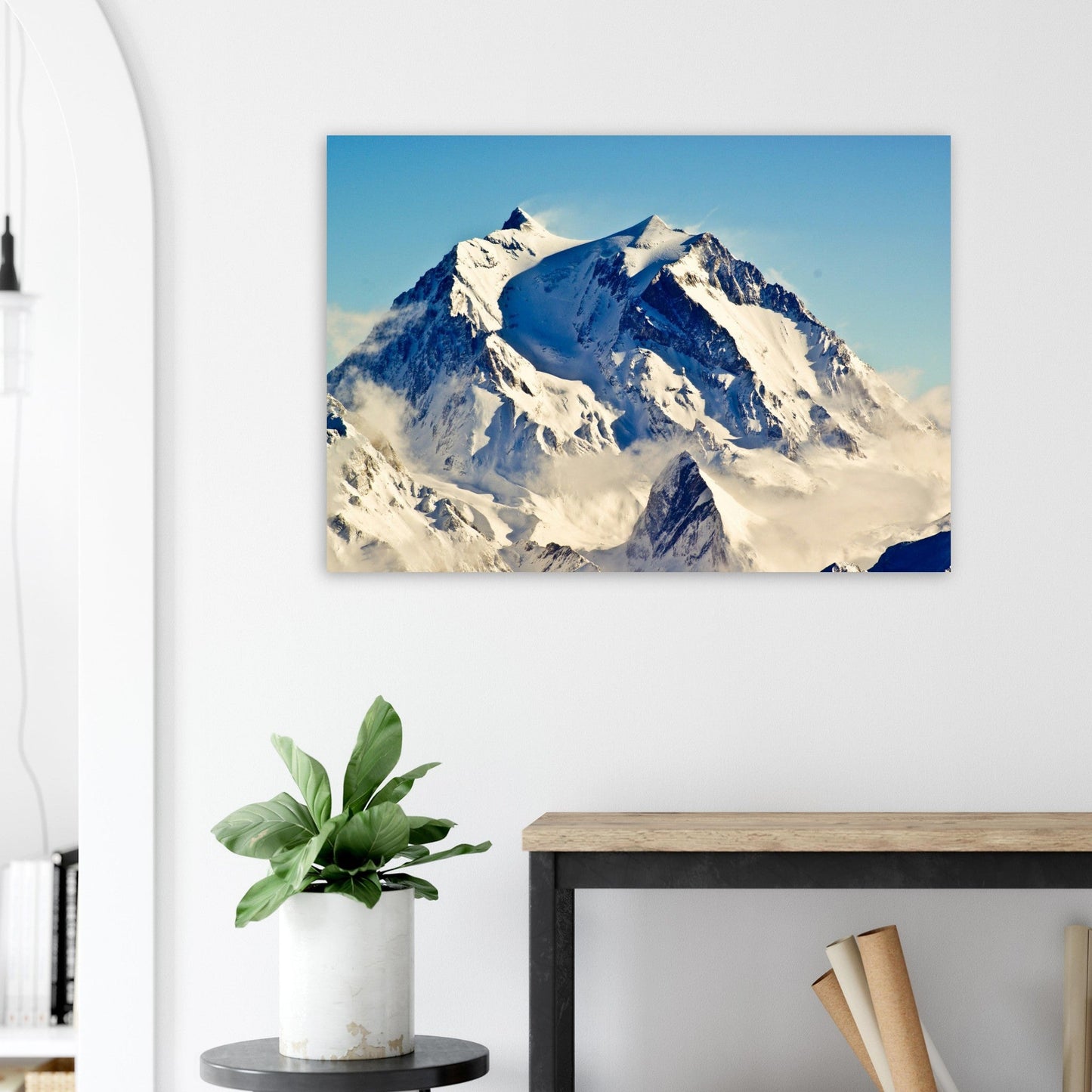 Tableau photo Photo de la Grande Casse depuis Courchevel, Vanoise — tirage aluminium Dibond mat, fabrication française, prêt à accrocher