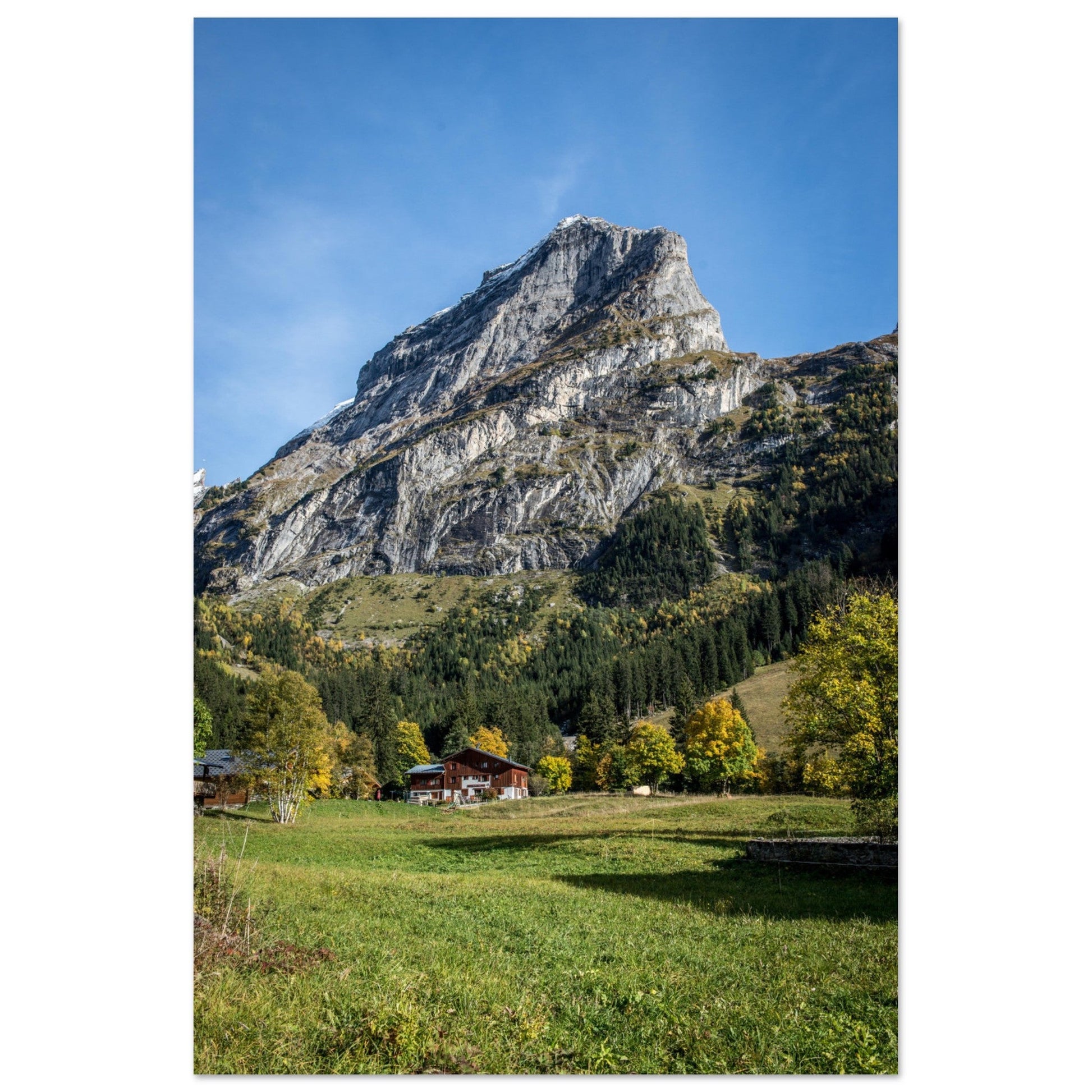 Vente Photo de l'Aiguille de la Vanoise, Savoie - Tableau photo alu montagne