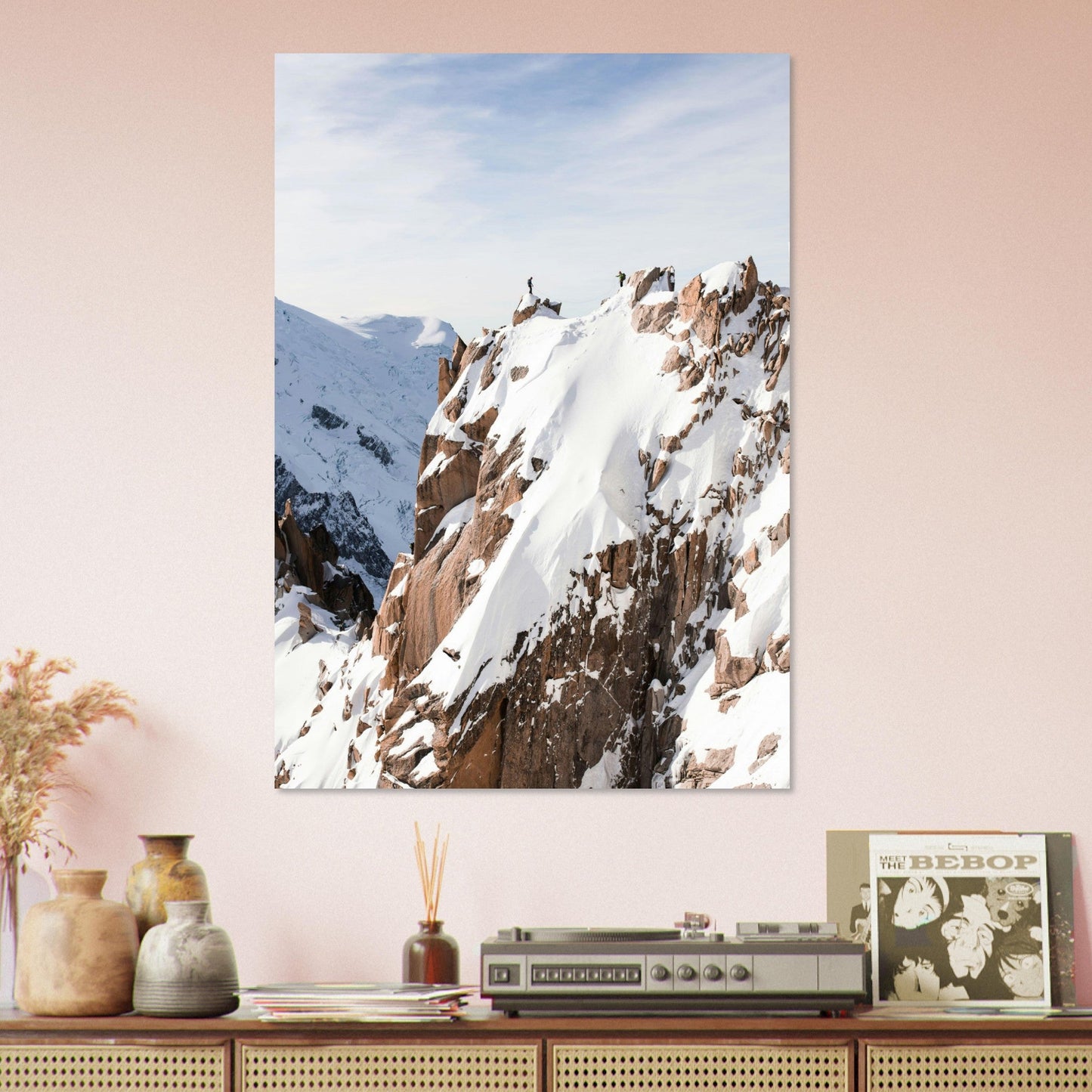 Vente Photo de l'Aiguille du Midi, Arête des Cosmiques, Chamonix - Tableau photo alu montagne