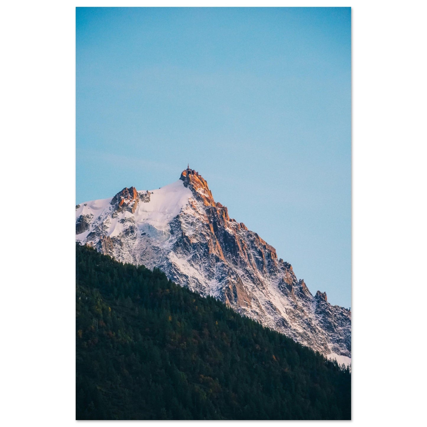 Vente Photo de l'Aiguille du Midi, Chamonix-Mont-Blanc - Tableau photo alu montagne