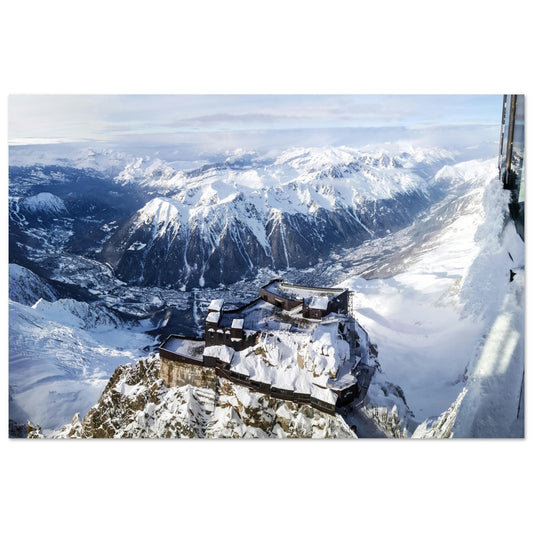 Vente Photo de l'Aiguille du Midi, Chamonix-Mont-Blanc, Haute-Savoie - Tableau photo alu montagne