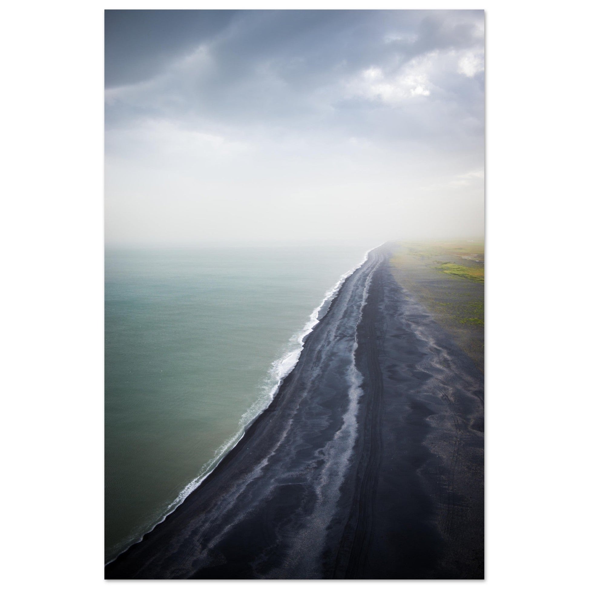 Vente Photo de plage et sable noir, Islande - Tableau photo alu montagne