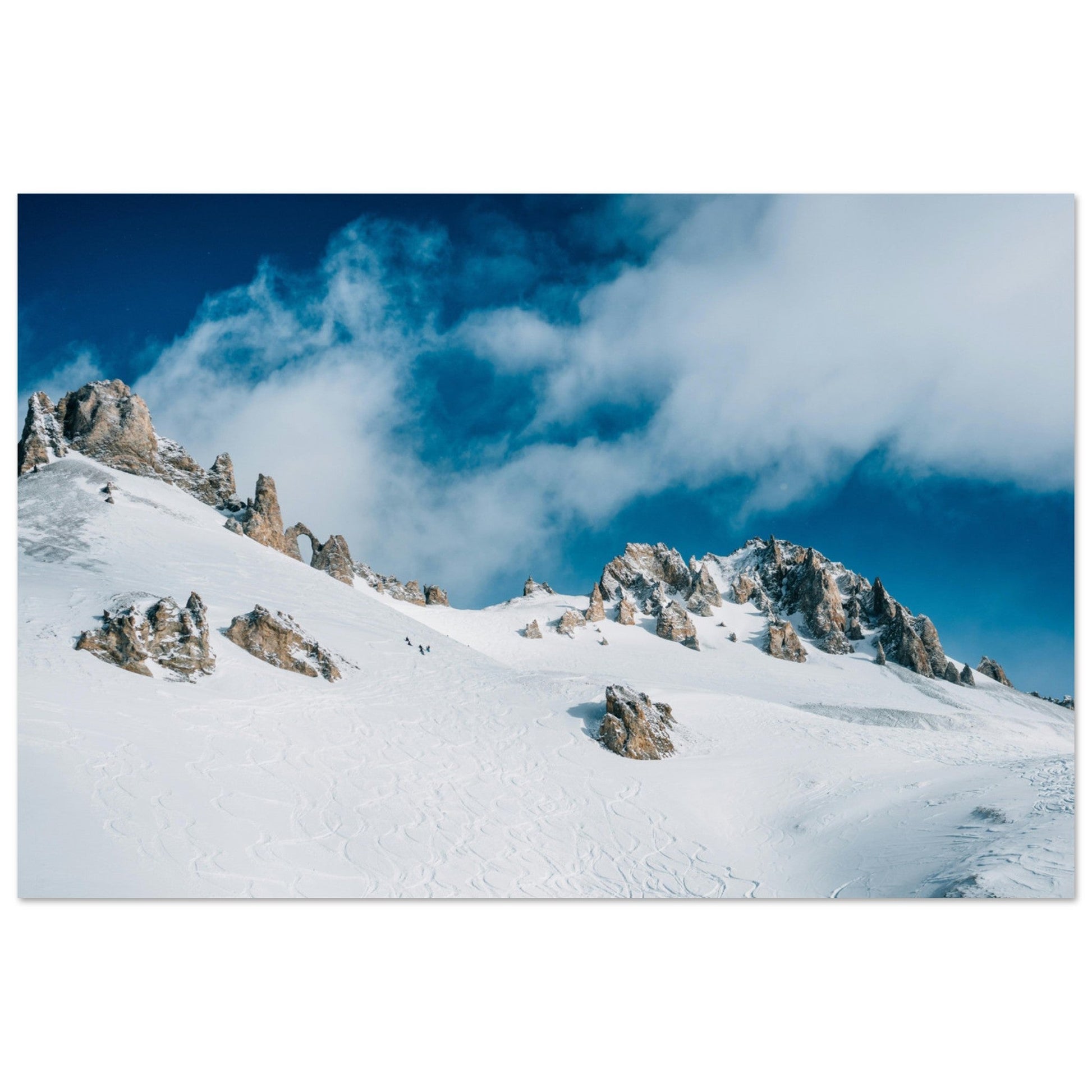 Vente Photo de Tignes en hiver, massif de la Vanoise #2 - Tableau photo alu montagne