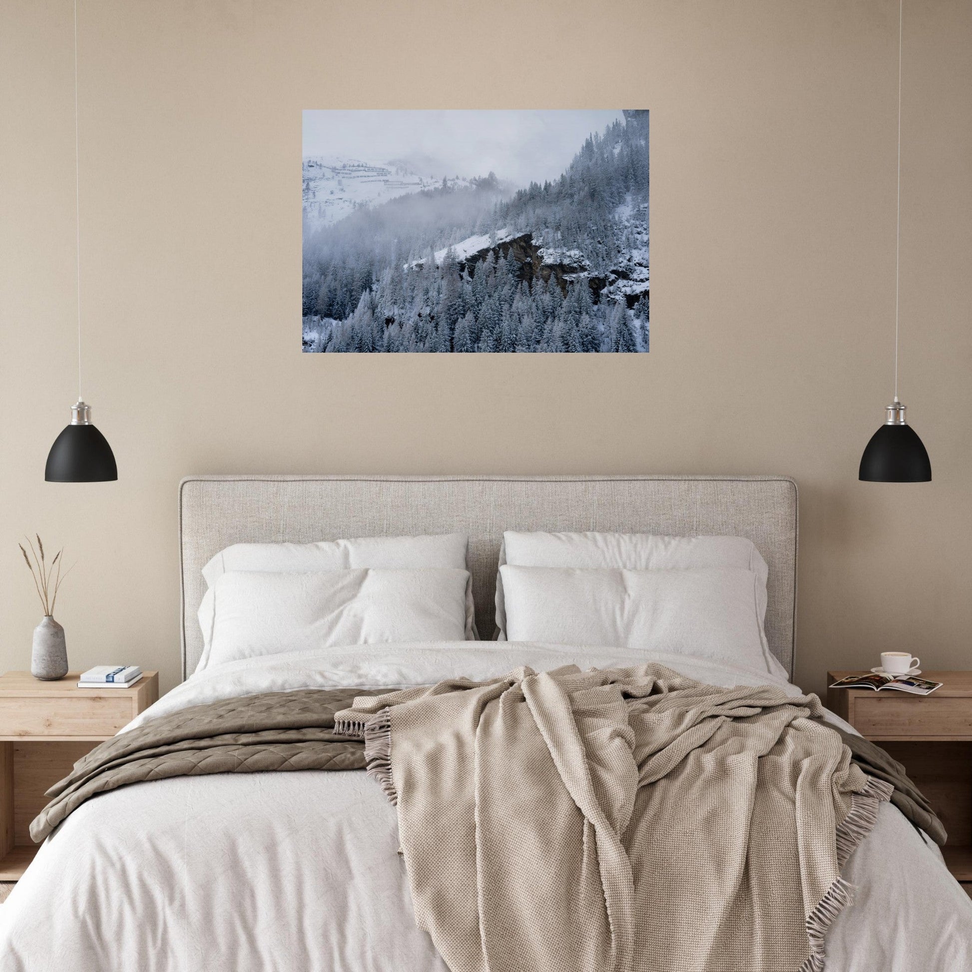Vente Photo de Tignes en hiver, massif de la Vanoise #3 - Tableau photo alu montagne