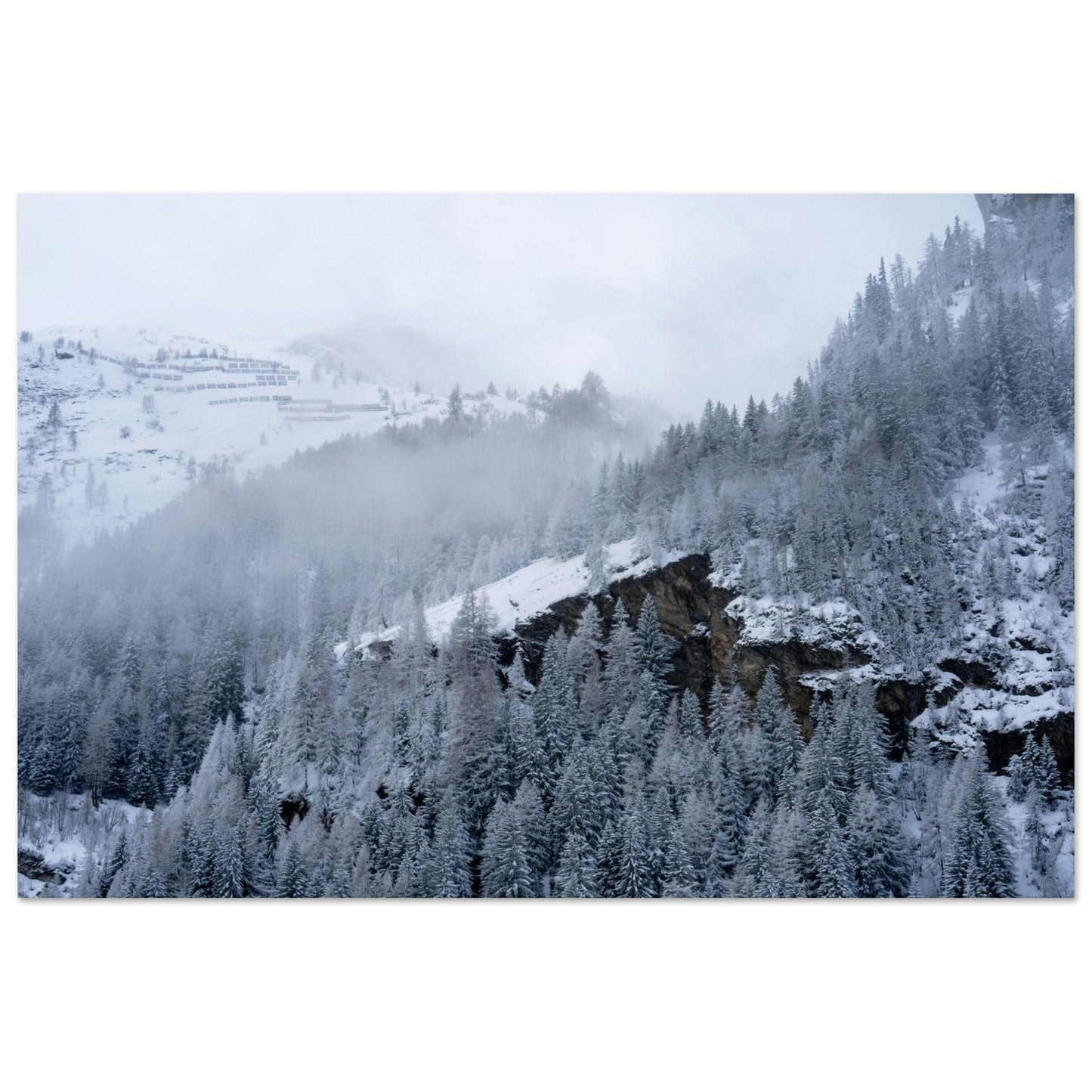Vente Photo de Tignes en hiver, massif de la Vanoise #3 - Tableau photo alu montagne