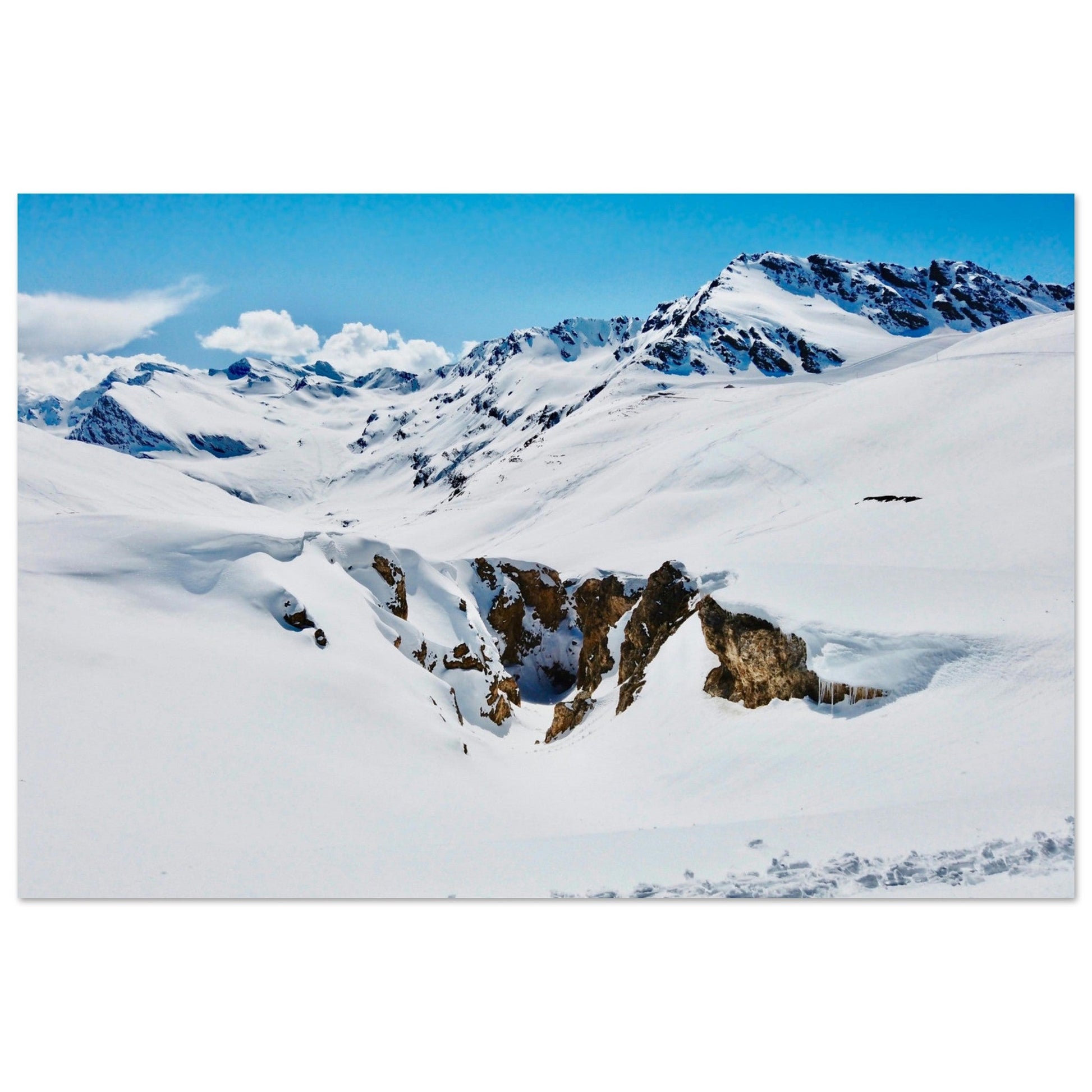 Vente Photo de Val d'Isère en hiver #10 - Tableau photo alu montagne