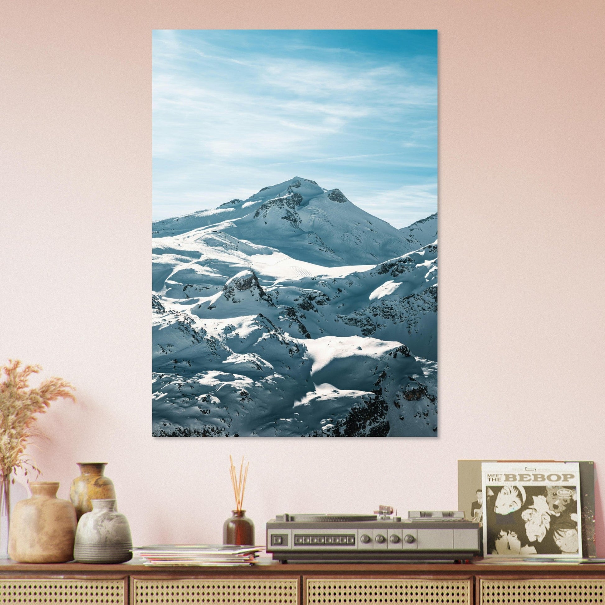 Vente Photo de Val d'Isère en hiver #3 - Tableau photo alu montagne