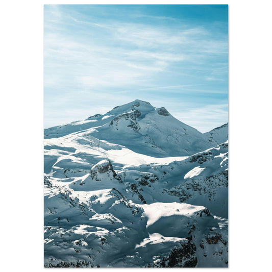 Vente Photo de Val d'Isère en hiver #3 - Tableau photo alu montagne