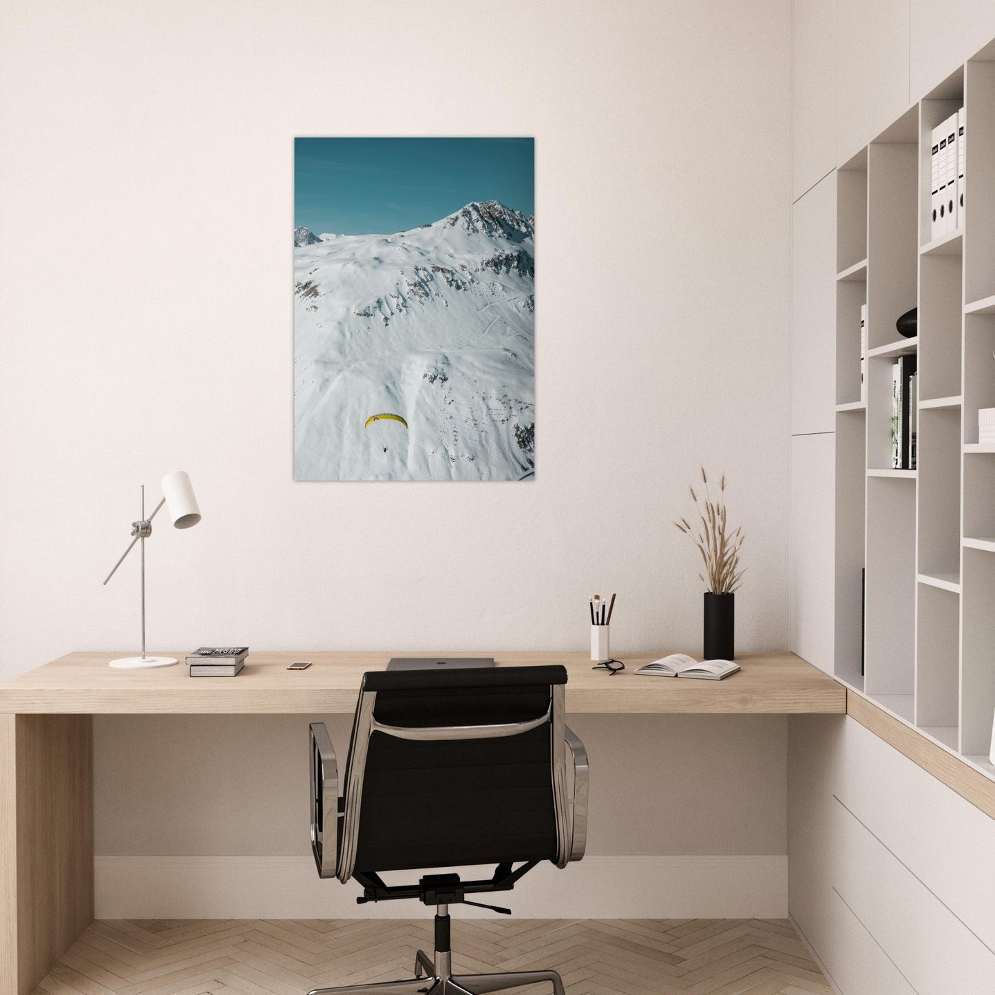 Tableau photo Photo de Val d'Isère en hiver 8 — tirage aluminium Dibond mat, fabrication française, prêt à accrocher