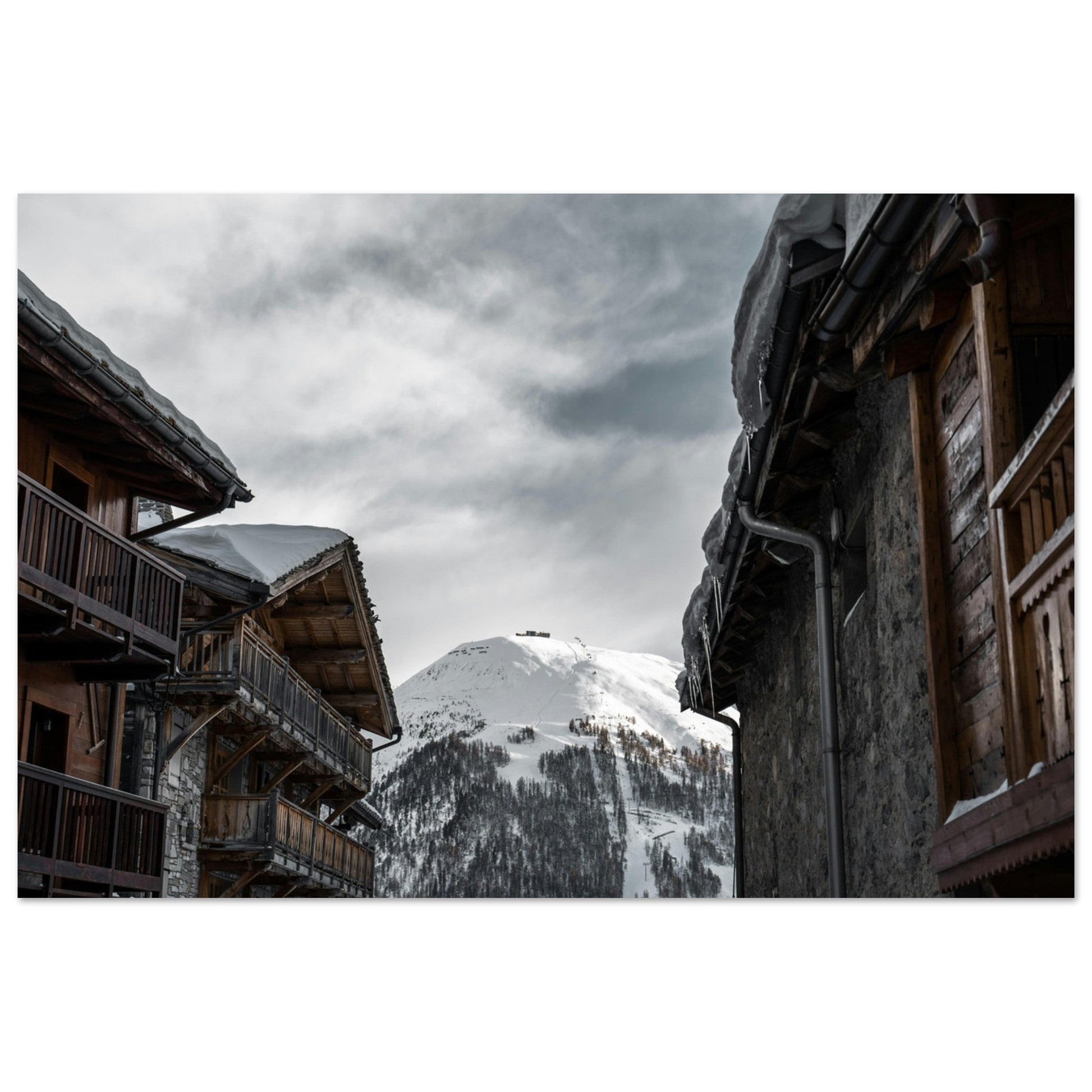 Vente Photo de Val d'Isère en hiver #9 - Tableau photo alu montagne