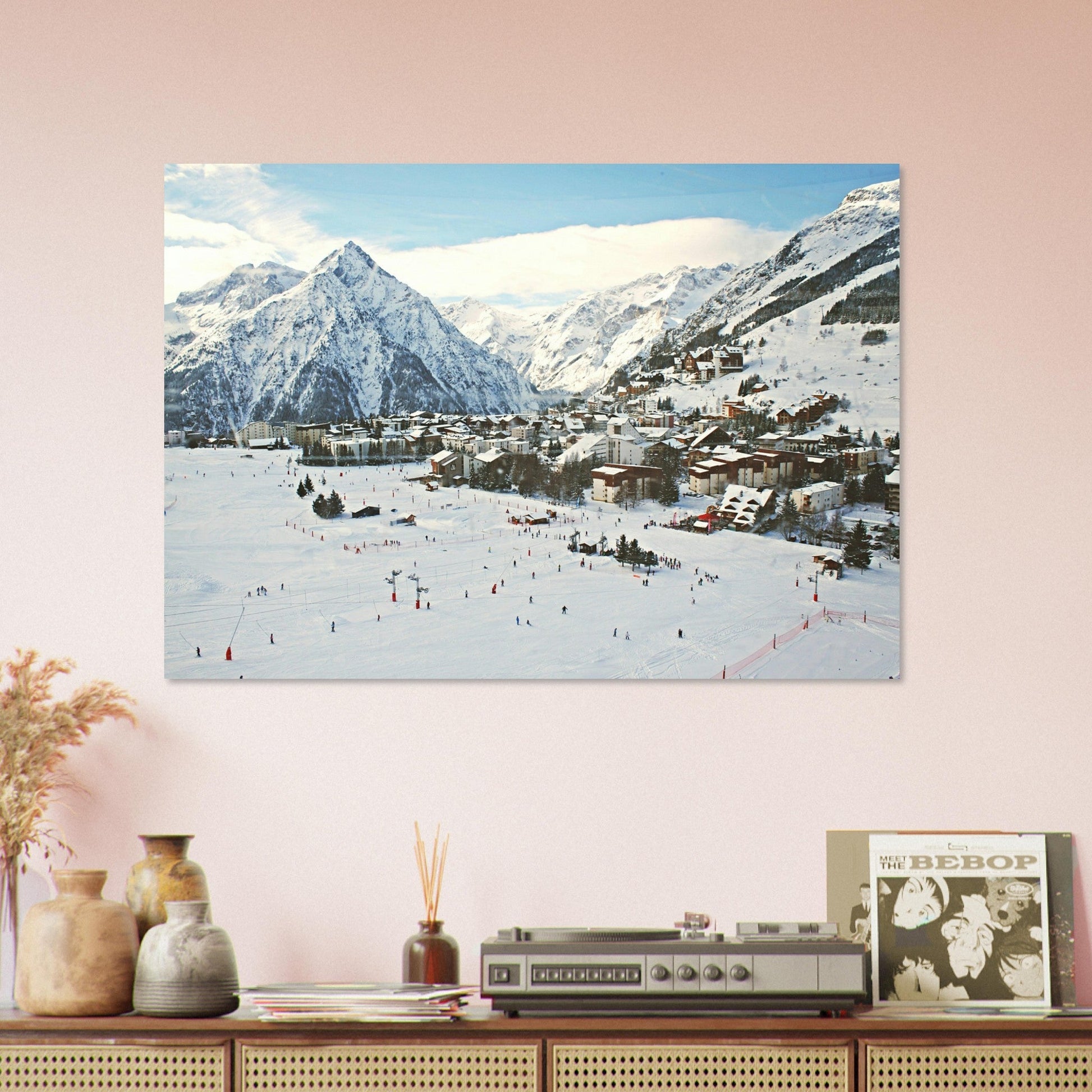 Vente Photo des 2 Alpes en hiver #3 - Tableau photo alu montagne