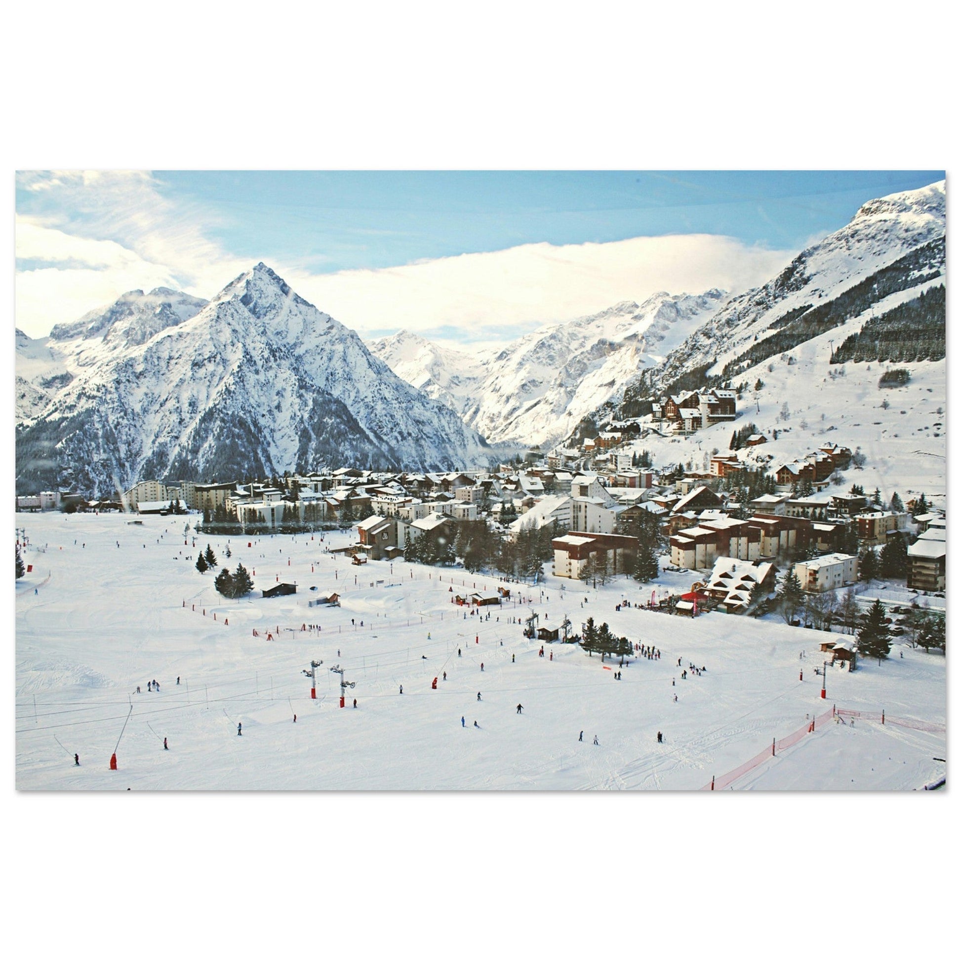 Vente Photo des 2 Alpes en hiver #3 - Tableau photo alu montagne