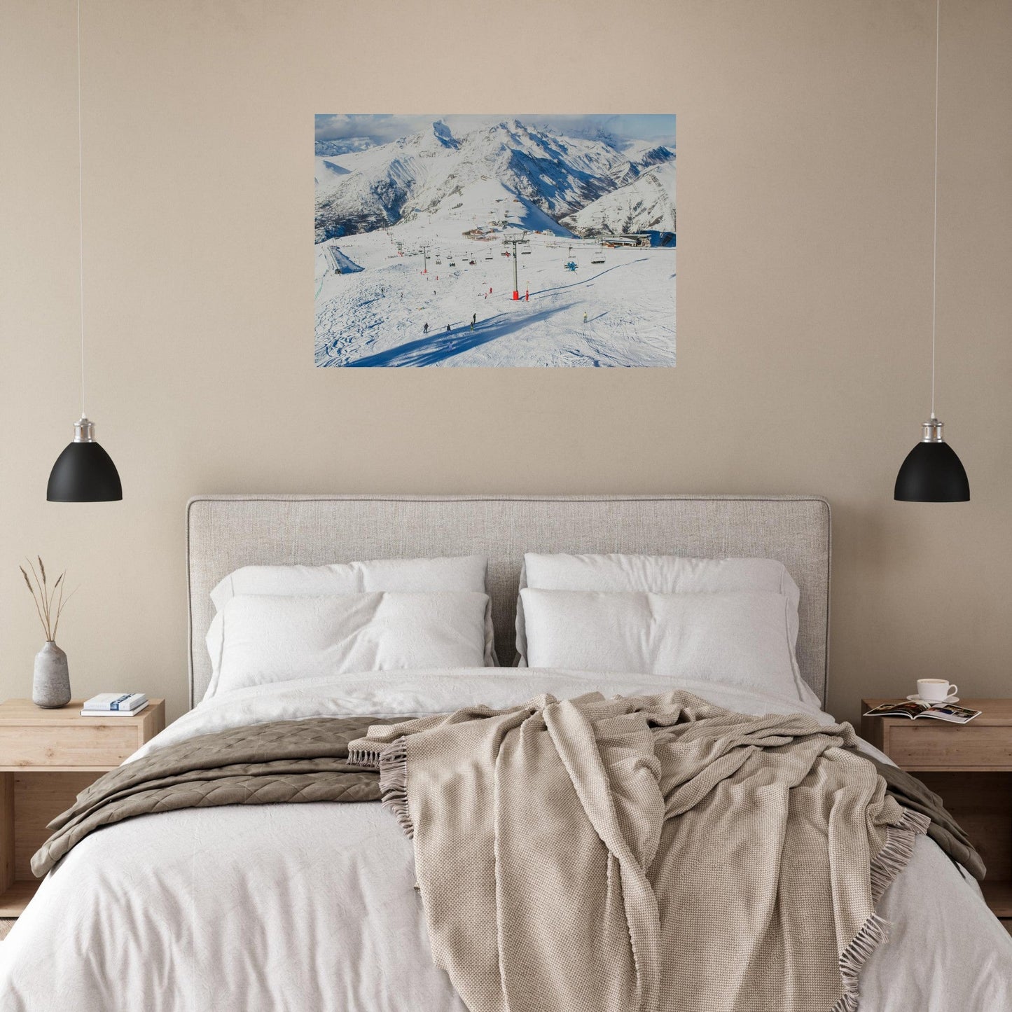 Vente Photo des 2 Alpes en hiver #2 - Tableau photo alu montagne