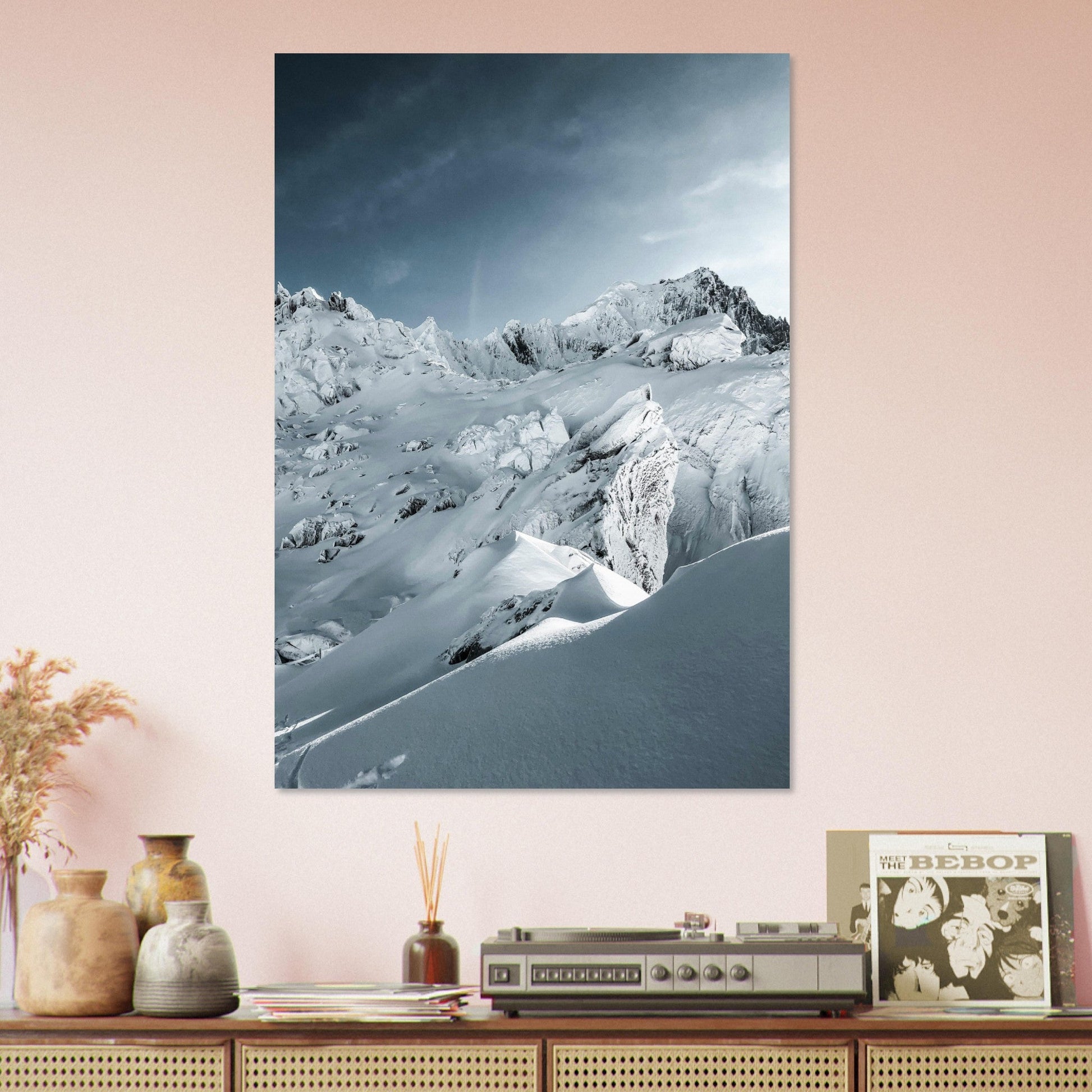 Vente Photo des séracs du glacier du Mont-Blanc - Tableau photo alu montagne