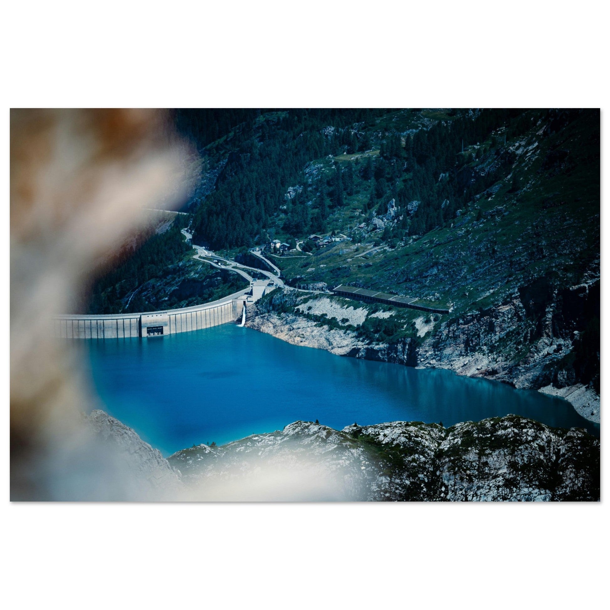 Vente Photo du barrage du Chevril, Val d'Isère - Tableau photo alu montagne