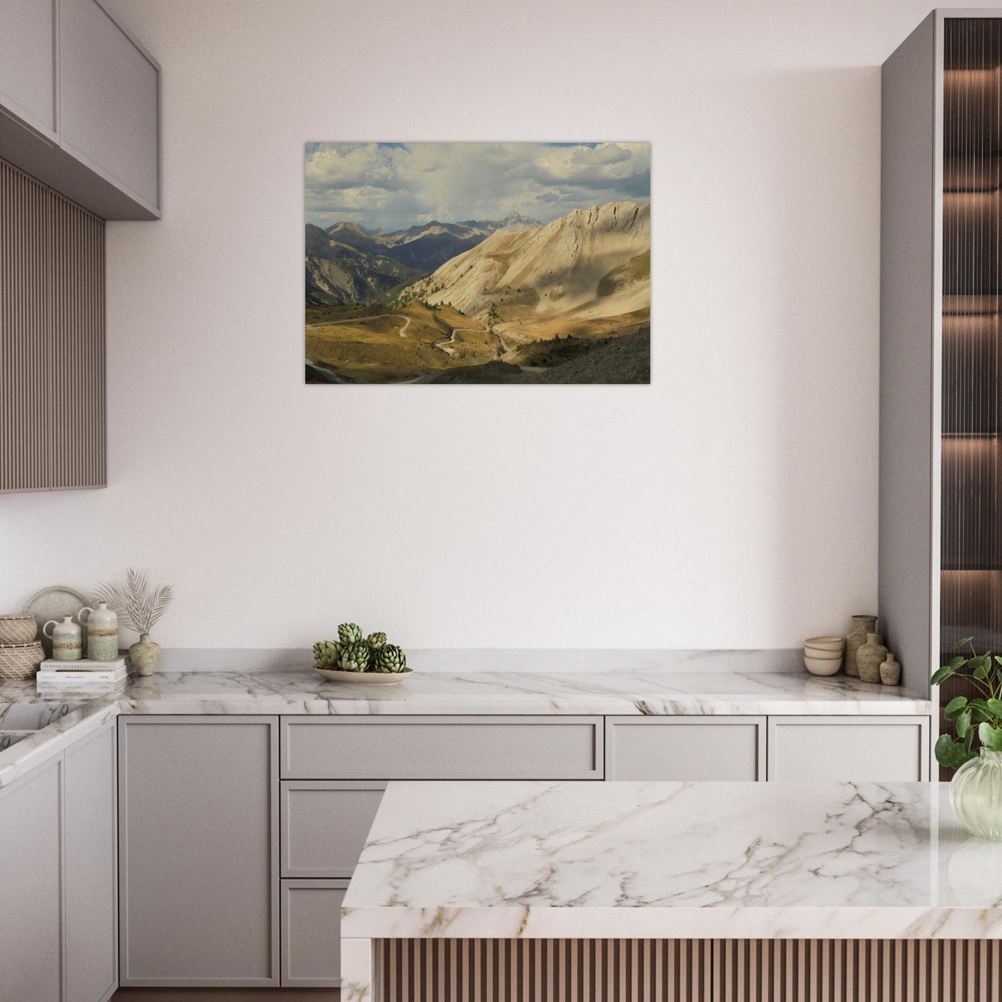 Tableau photo Photo du Col de Furfande, Arvieux, Queyras — tirage aluminium Dibond mat, fabrication française, prêt à accrocher