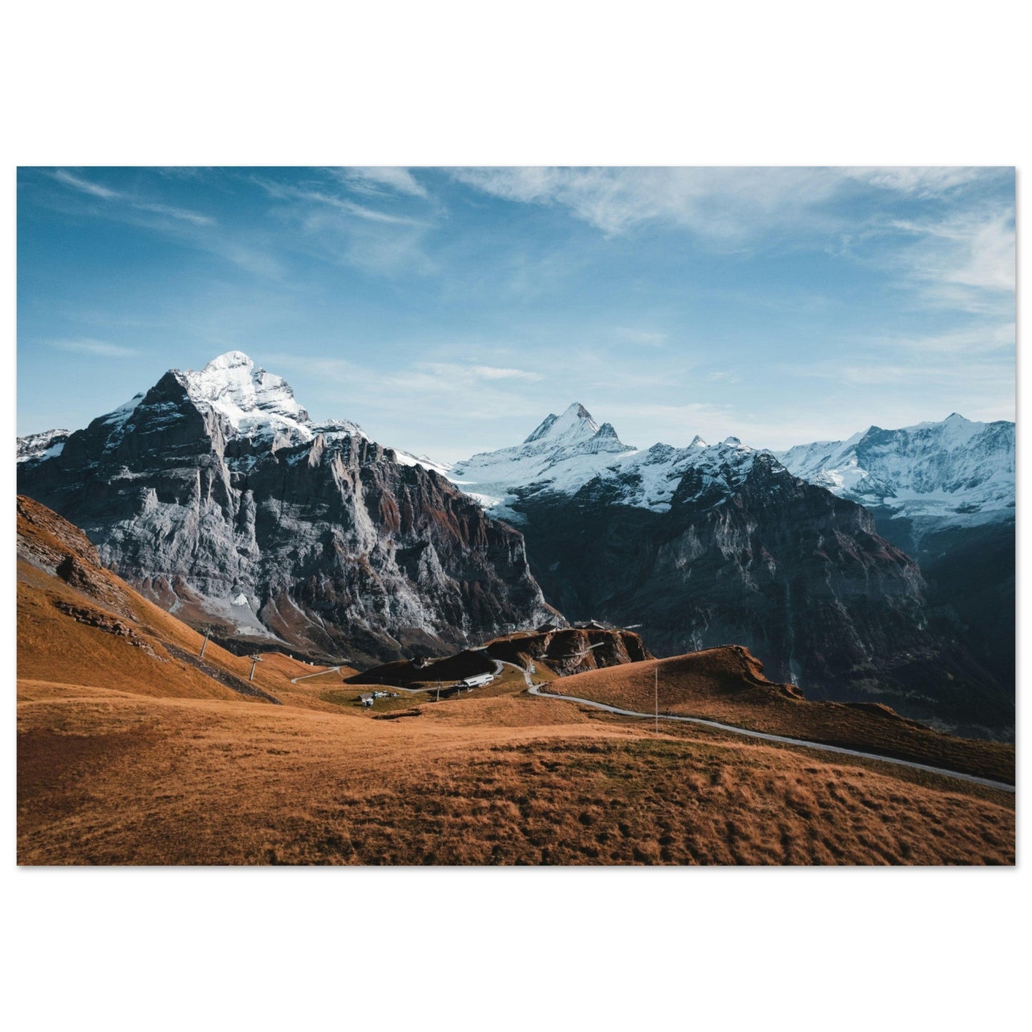Vente Photo du Faulhorn en automne, Grindelwald, Suisse - Tableau photo alu montagne