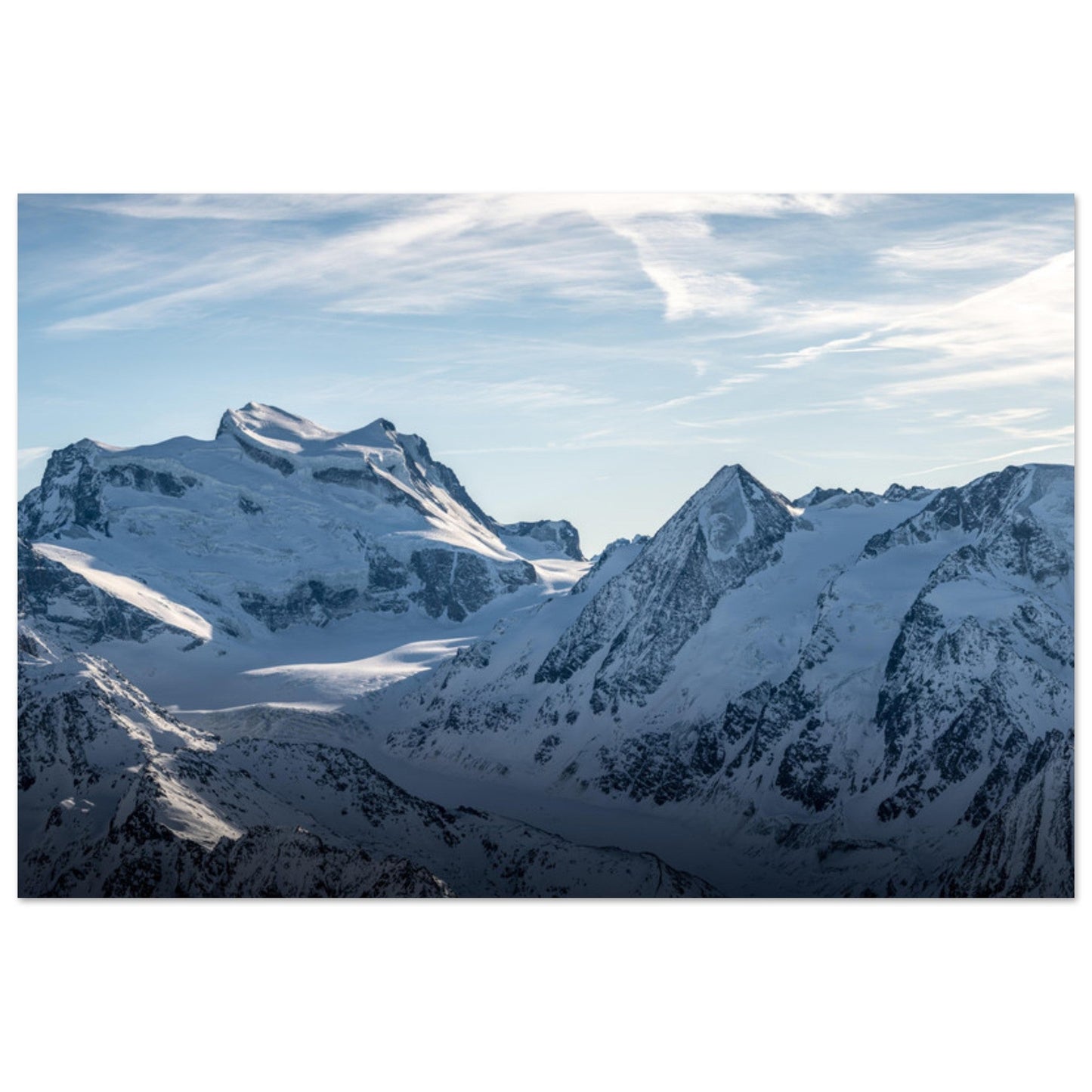 Vente Photo du Grand Combin, Valais, Alpes suisses - Tableau photo alu montagne