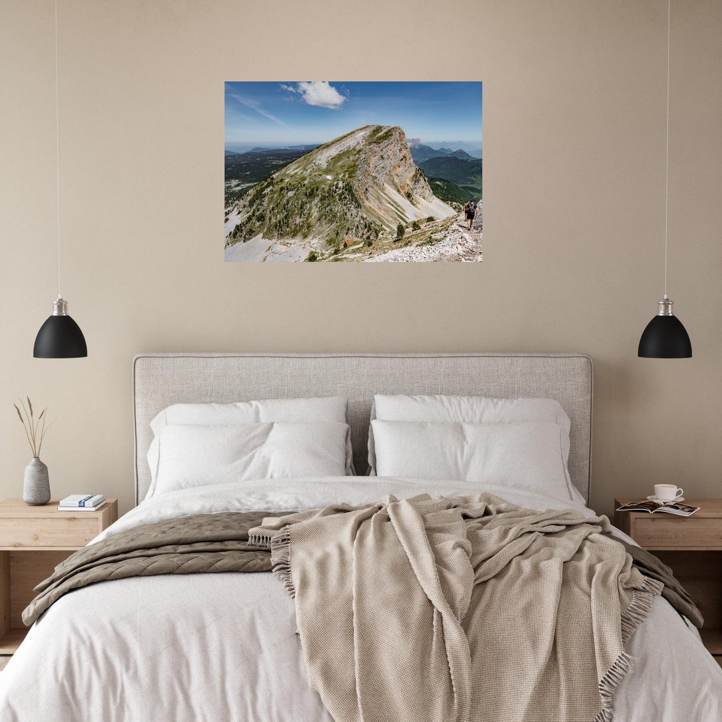 Tableau photo Photo du Grand Veymont, Massif du Vercors — tirage aluminium Dibond mat, fabrication française, prêt à accrocher