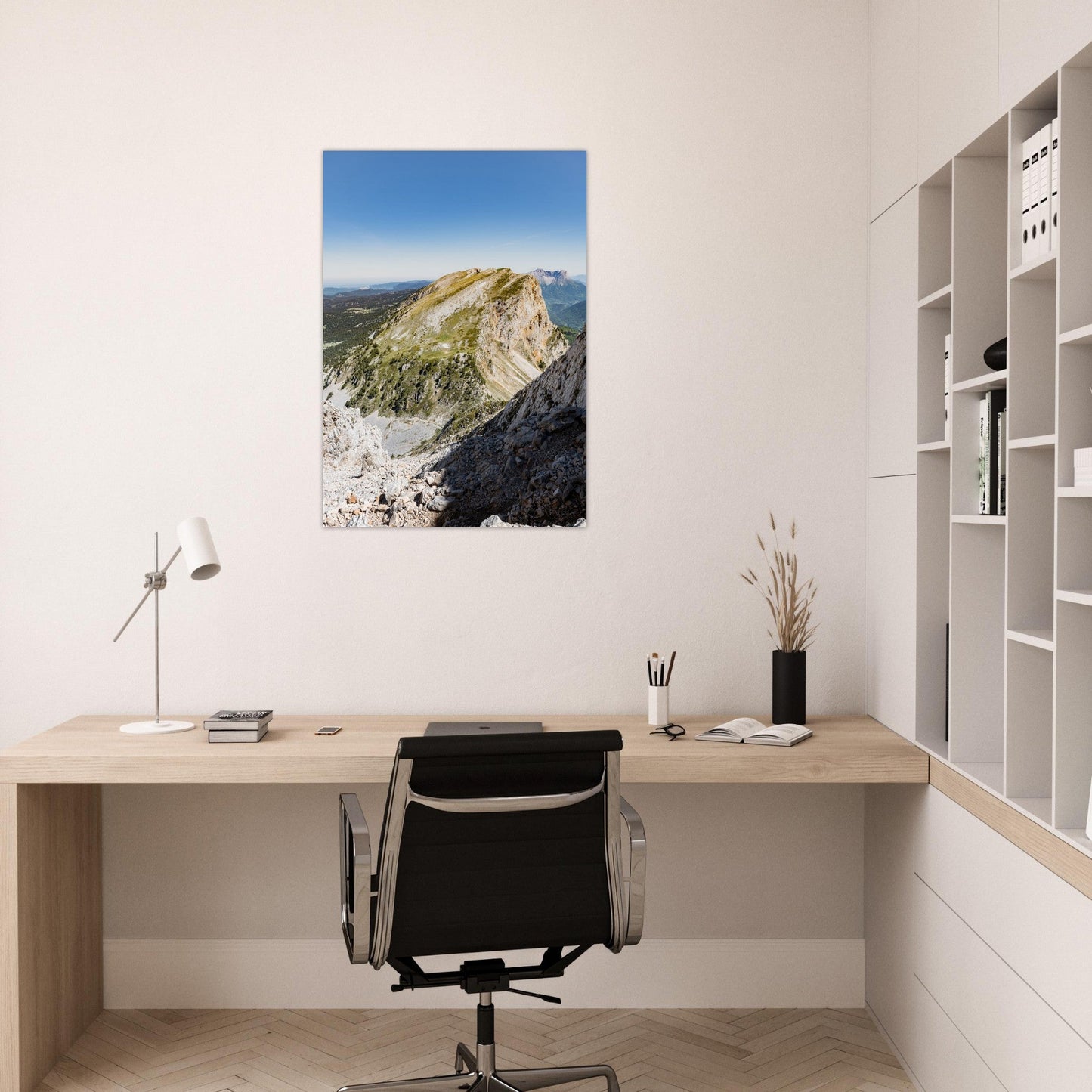 Tableau photo Photo du Grand Veymont, Massif du Vercors — tirage aluminium Dibond mat, fabrication française, prêt à accrocher