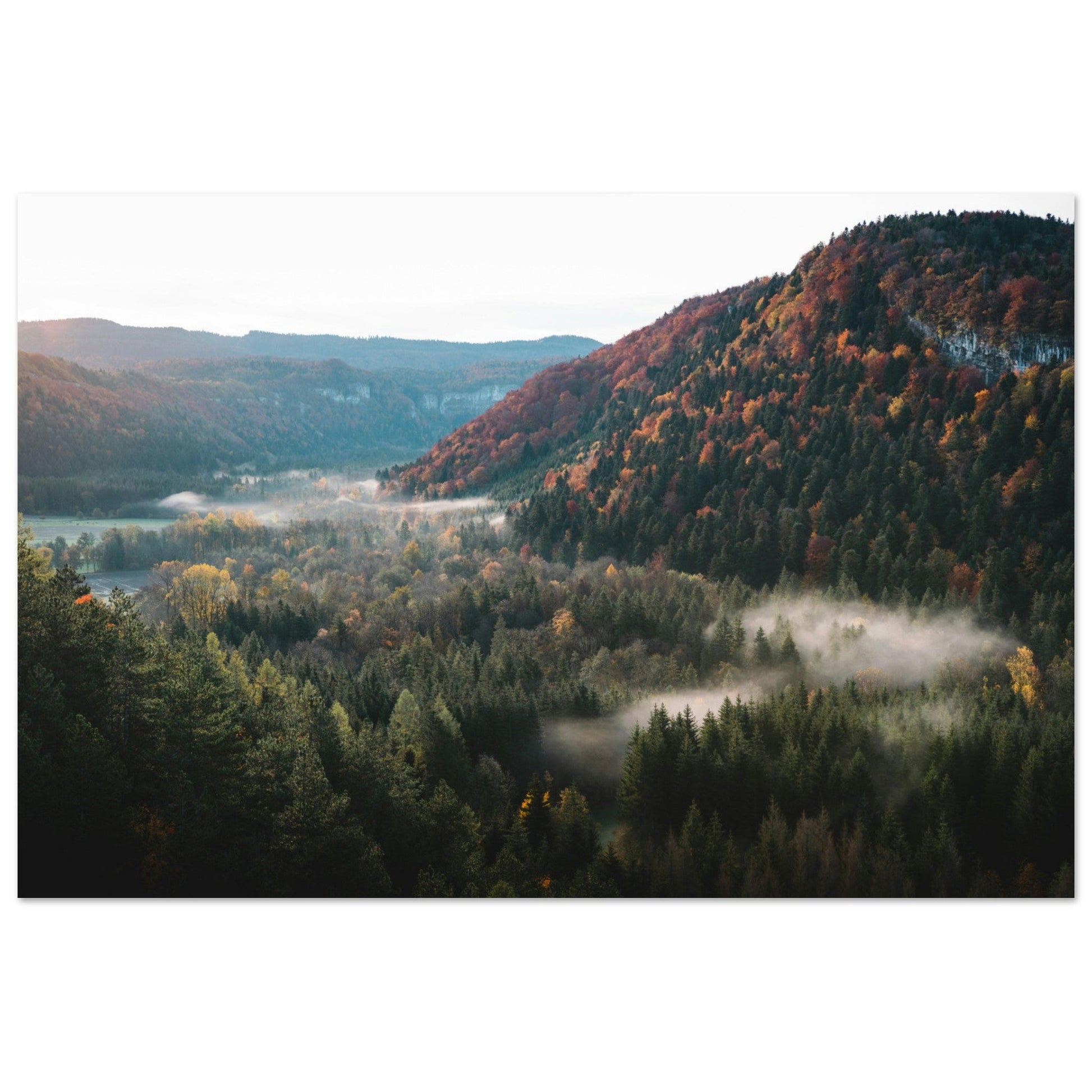 Vente Photo du Jura en automne #6 - Tableau photo alu montagne