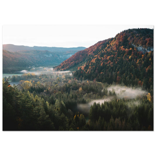 Vente Photo du Jura en automne #6 - Tableau photo alu montagne