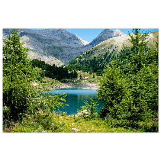 Vente Photo du lac d'Allos, parc national du Mercantour, Alpes-de-Haute-Provence - Tableau photo alu montagne