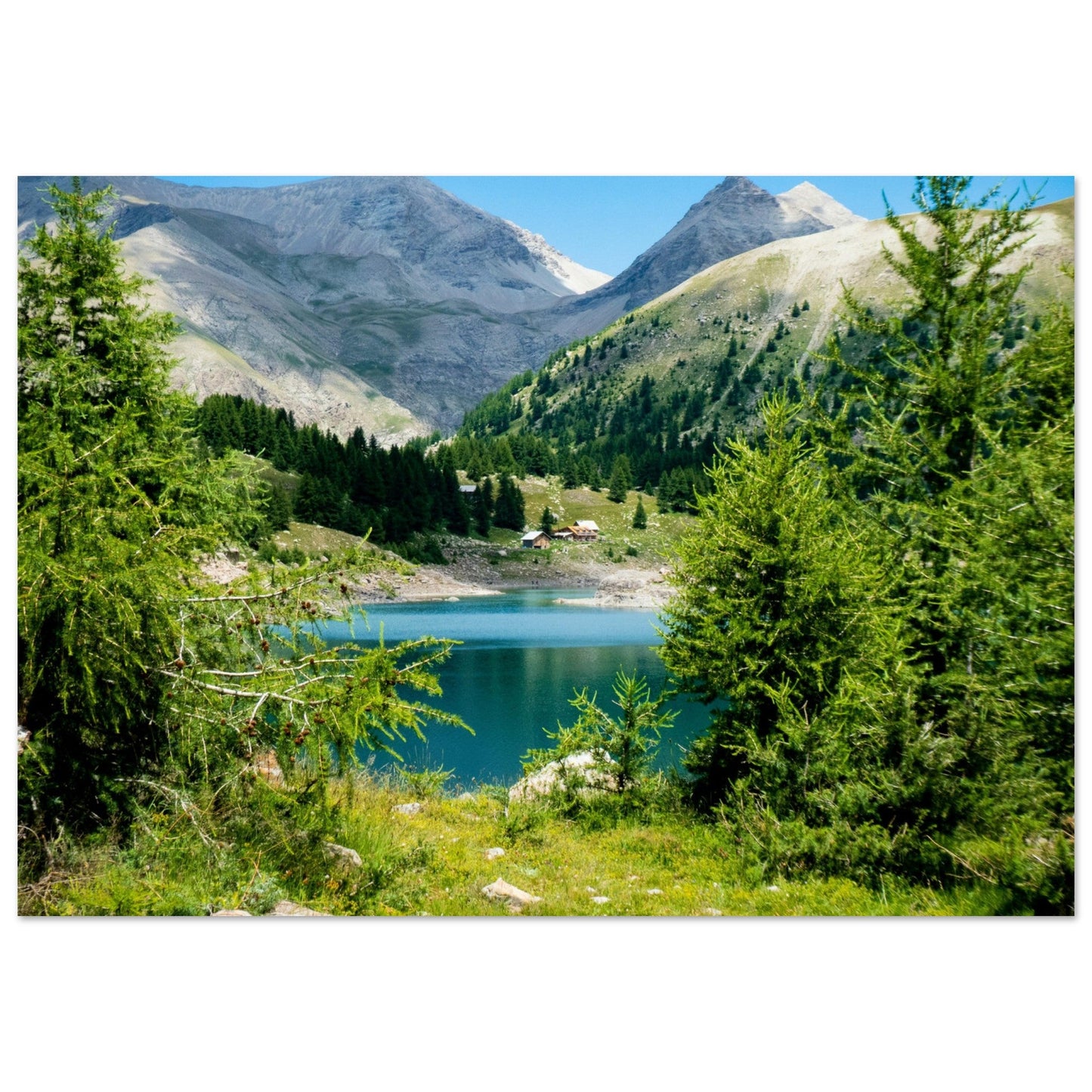 Vente Photo du lac d'Allos, parc national du Mercantour, Alpes-de-Haute-Provence - Tableau photo alu montagne