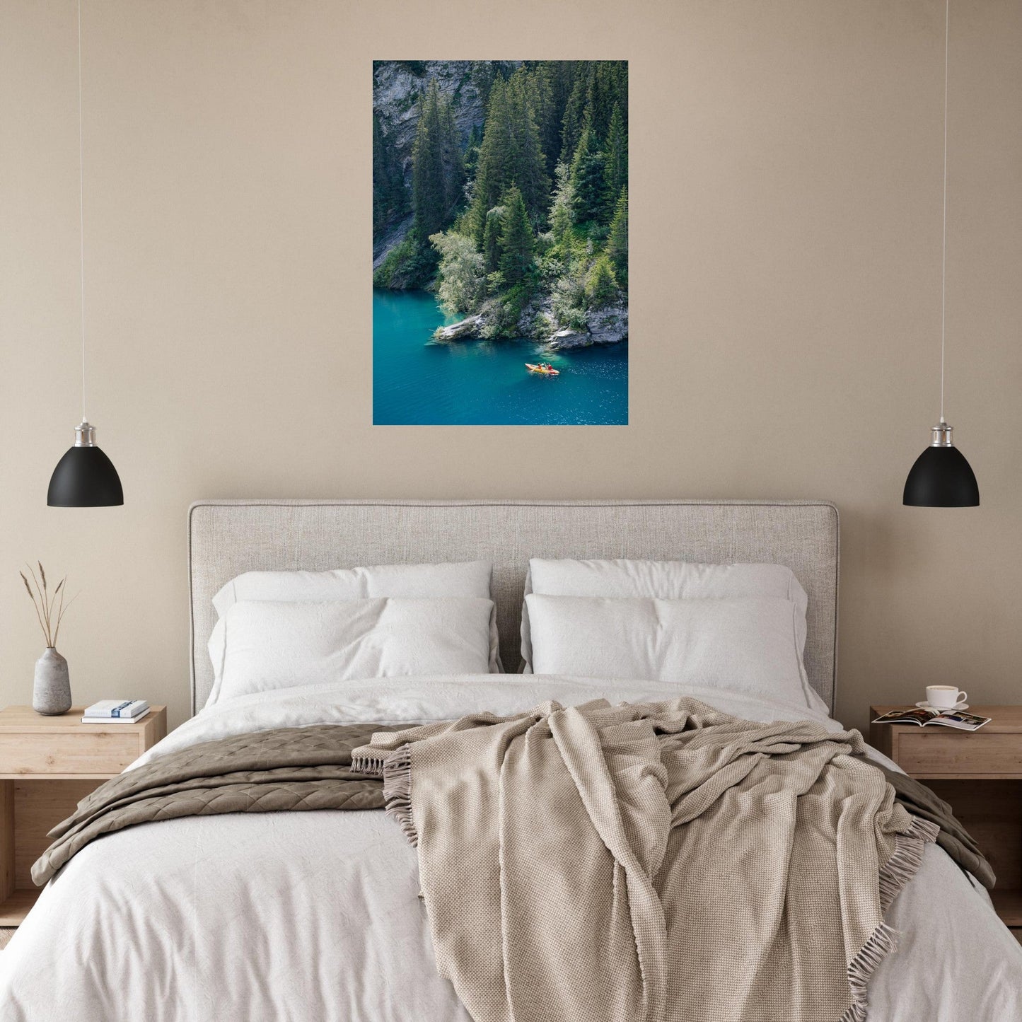 Tableau photo Photo du Lac de Saint - Guérin, Beaufort 1 — tirage aluminium Dibond mat, fabrication française, prêt à accrocher